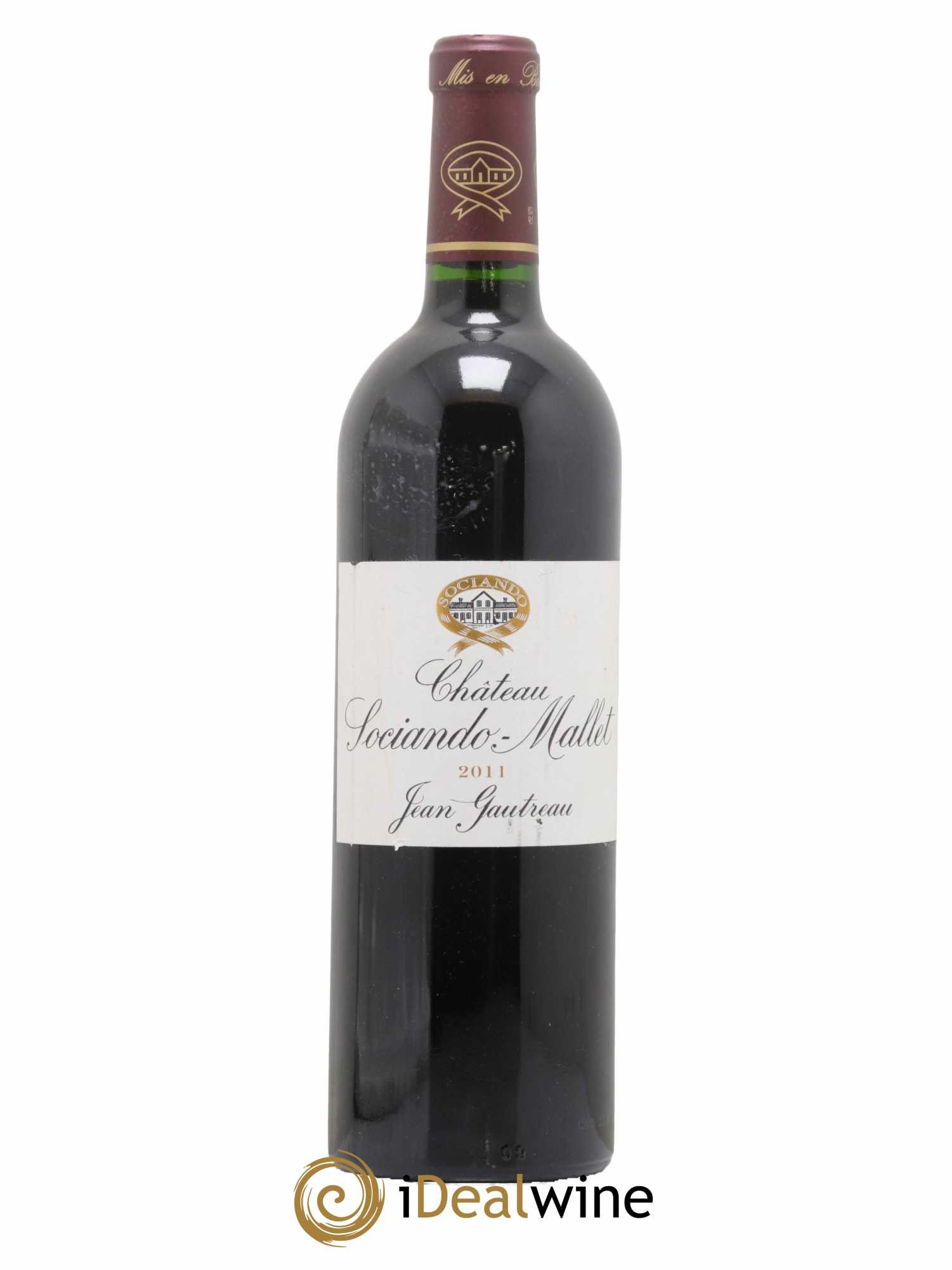 Château Sociando Mallet 2011 - Lot de 1 bouteille - 0