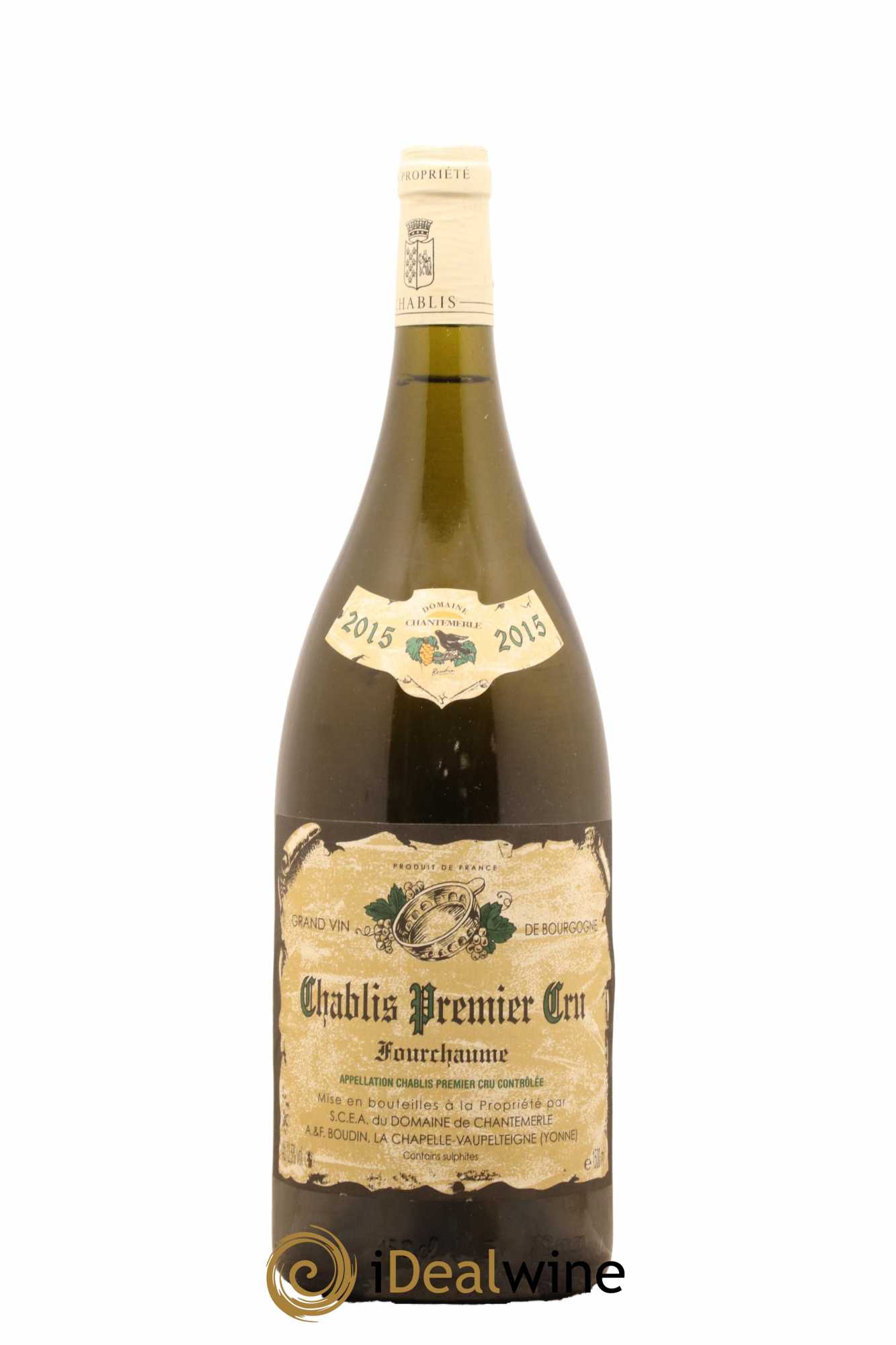 Chablis 1er Cru Fourchaume Chantemerle (Domaine de) 2015 - Lot de 1 magnum - 0