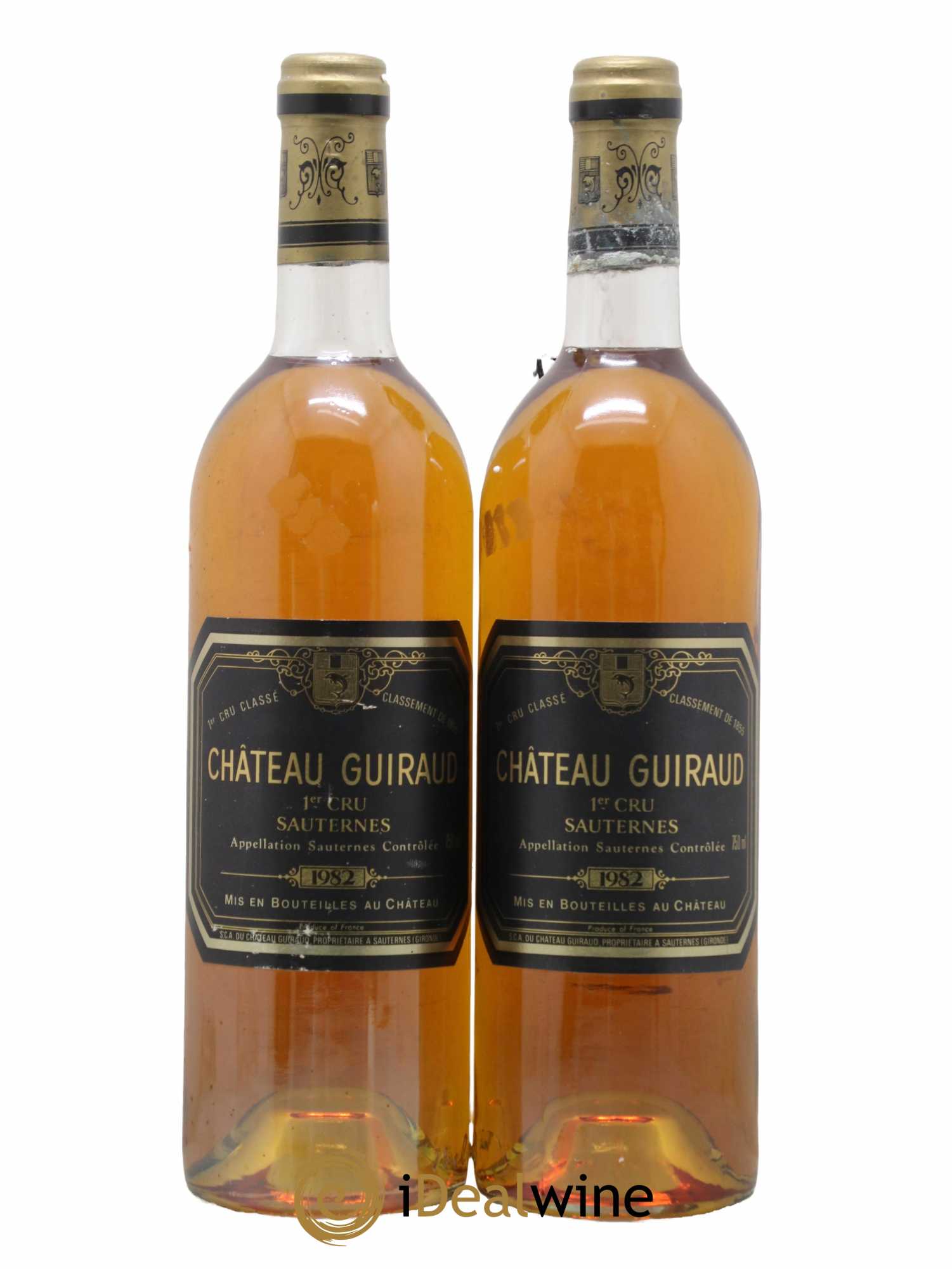 Château Guiraud 1er Grand Cru Classé 1982 - Posten von 2 Flaschen - 0