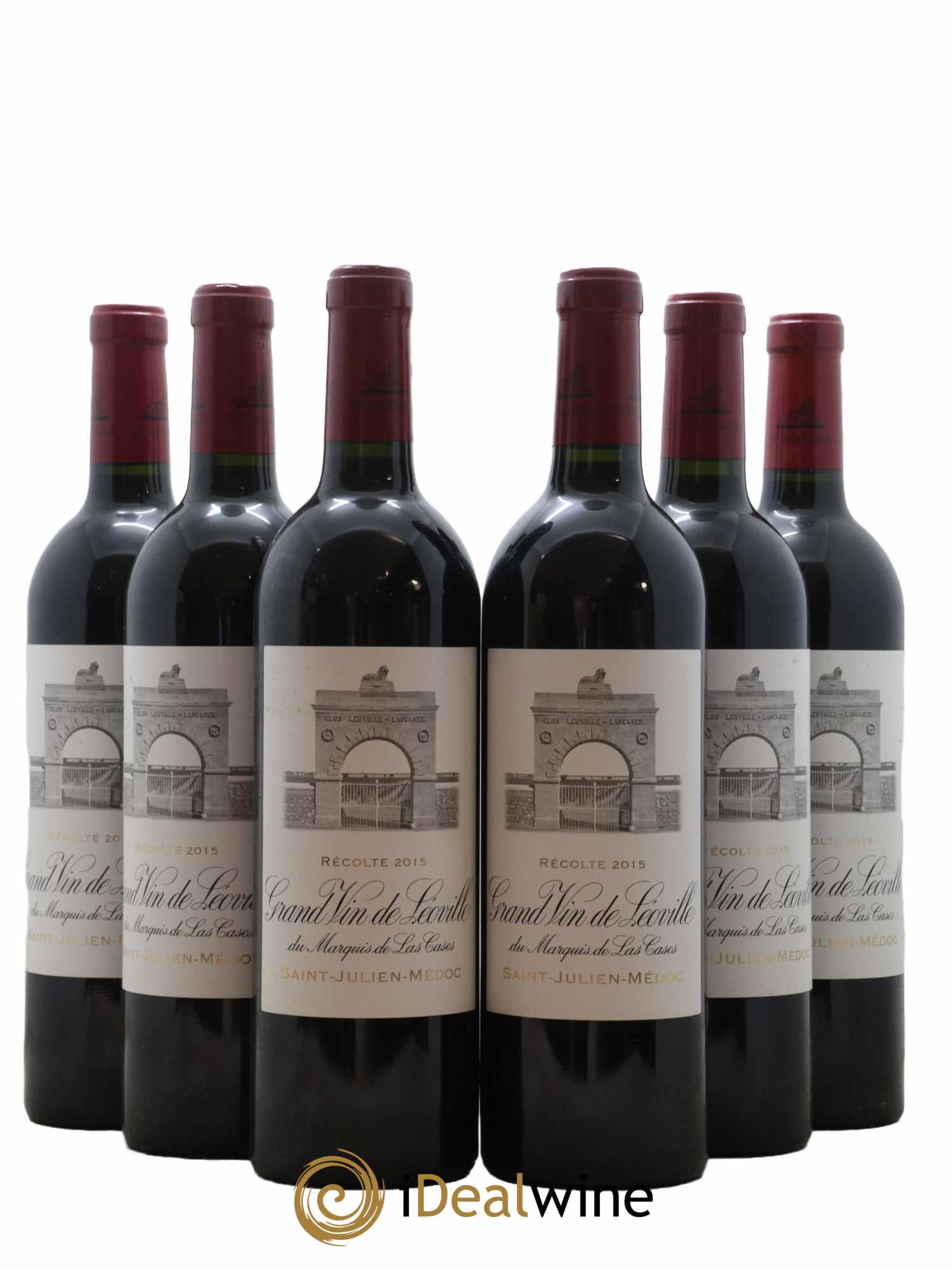 Château Léoville Las Cases 2ème Grand Cru Classé 2015 - Lot de 6 bouteilles - 0