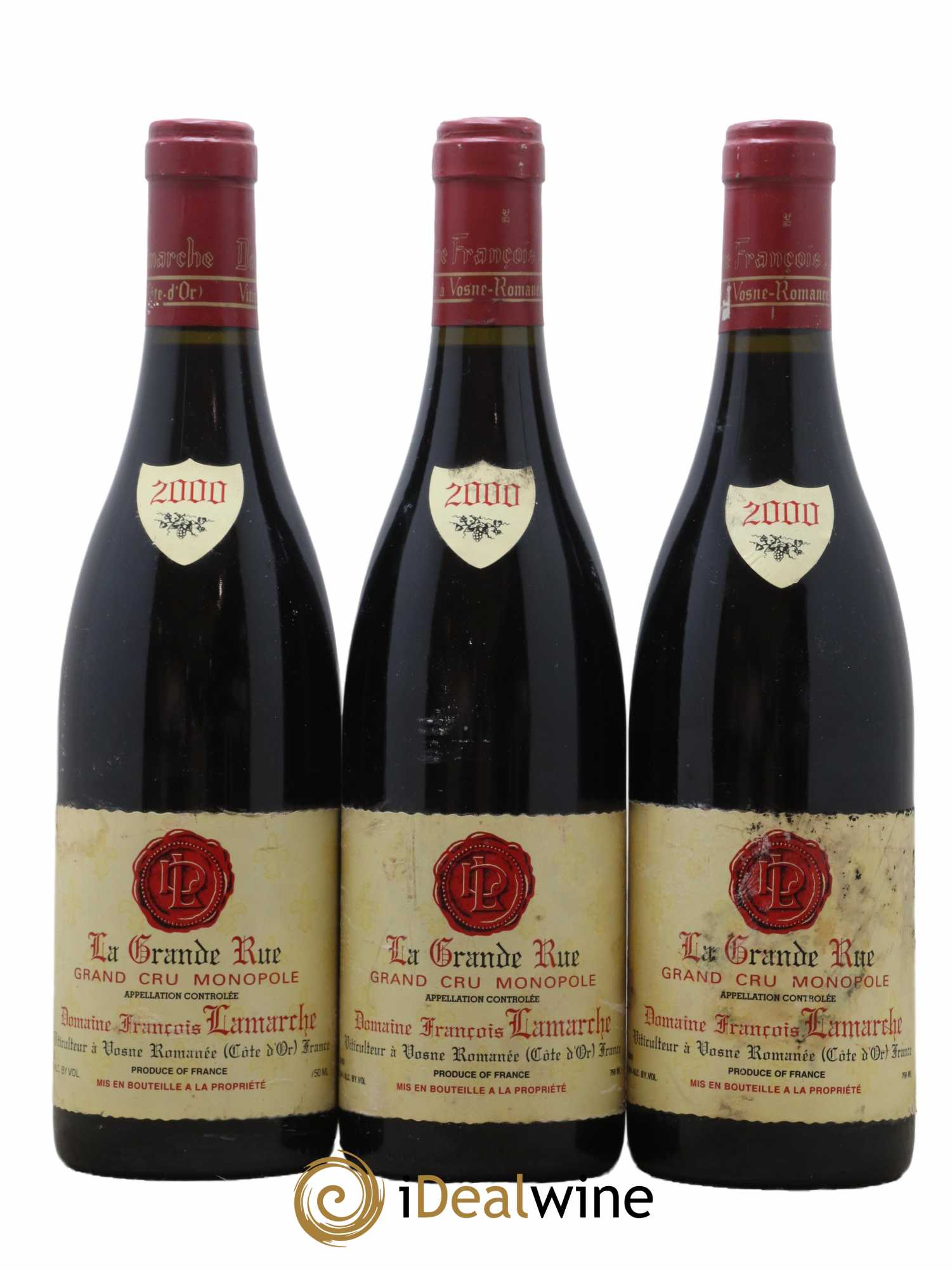 La Grande Rue Grand Cru Lamarche (Domaine) 2000 - Lot de 3 bouteilles - 0