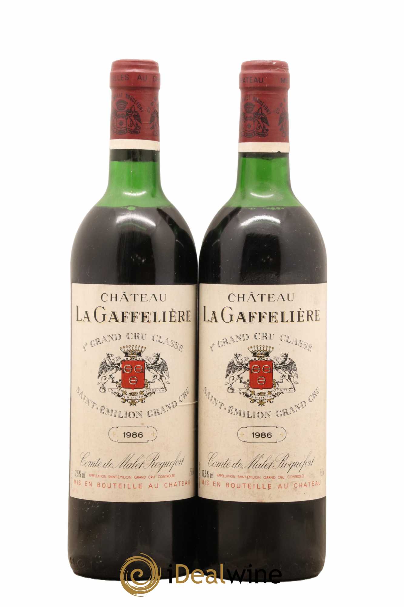 Château la Gaffelière 1er Grand Cru Classé B 1986 - Lot de 2 bouteilles - 0