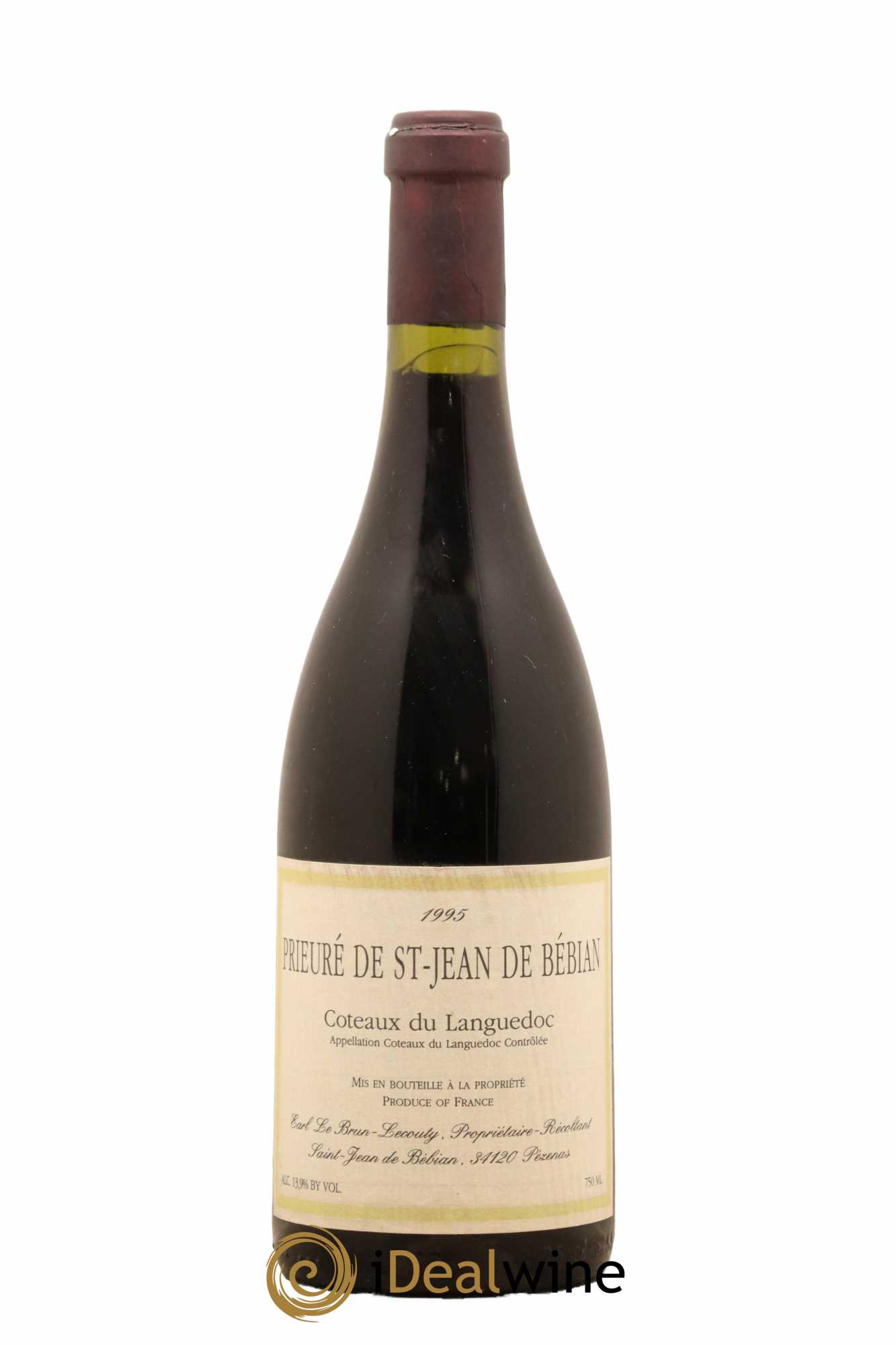 Languedoc Prieuré St-Jean de Bébian 1995 - Lot de 1 bouteille - 0