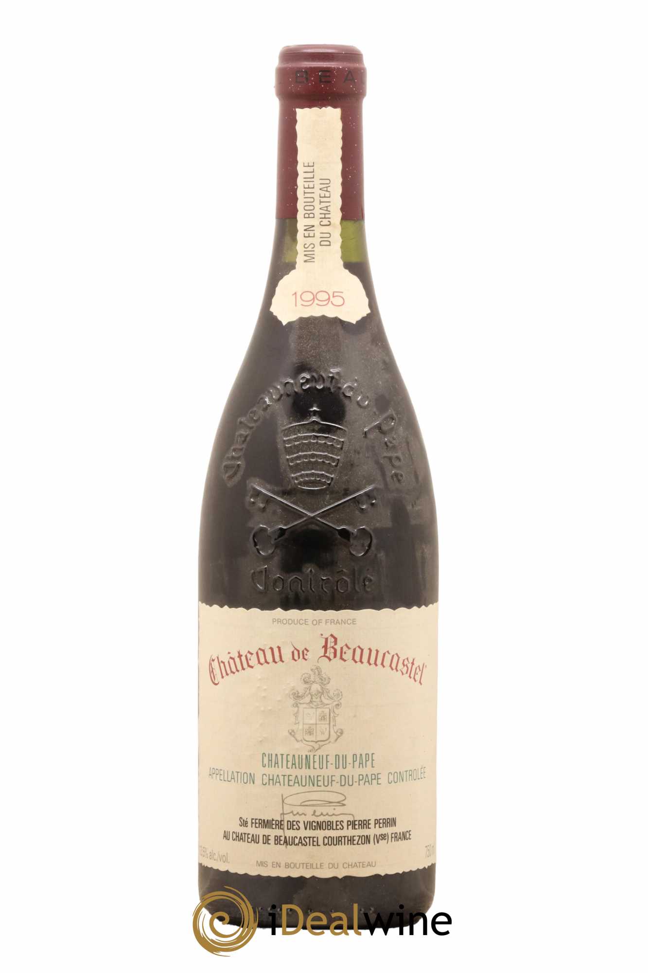 Châteauneuf-du-Pape Château de Beaucastel Famille Perrin 1995 - Lot de 1 bouteille - 0