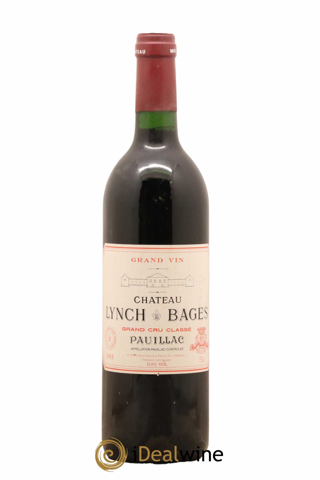 Château Lynch Bages 5ème Grand Cru Classé 1993 - Lot de 1 bouteille - 0