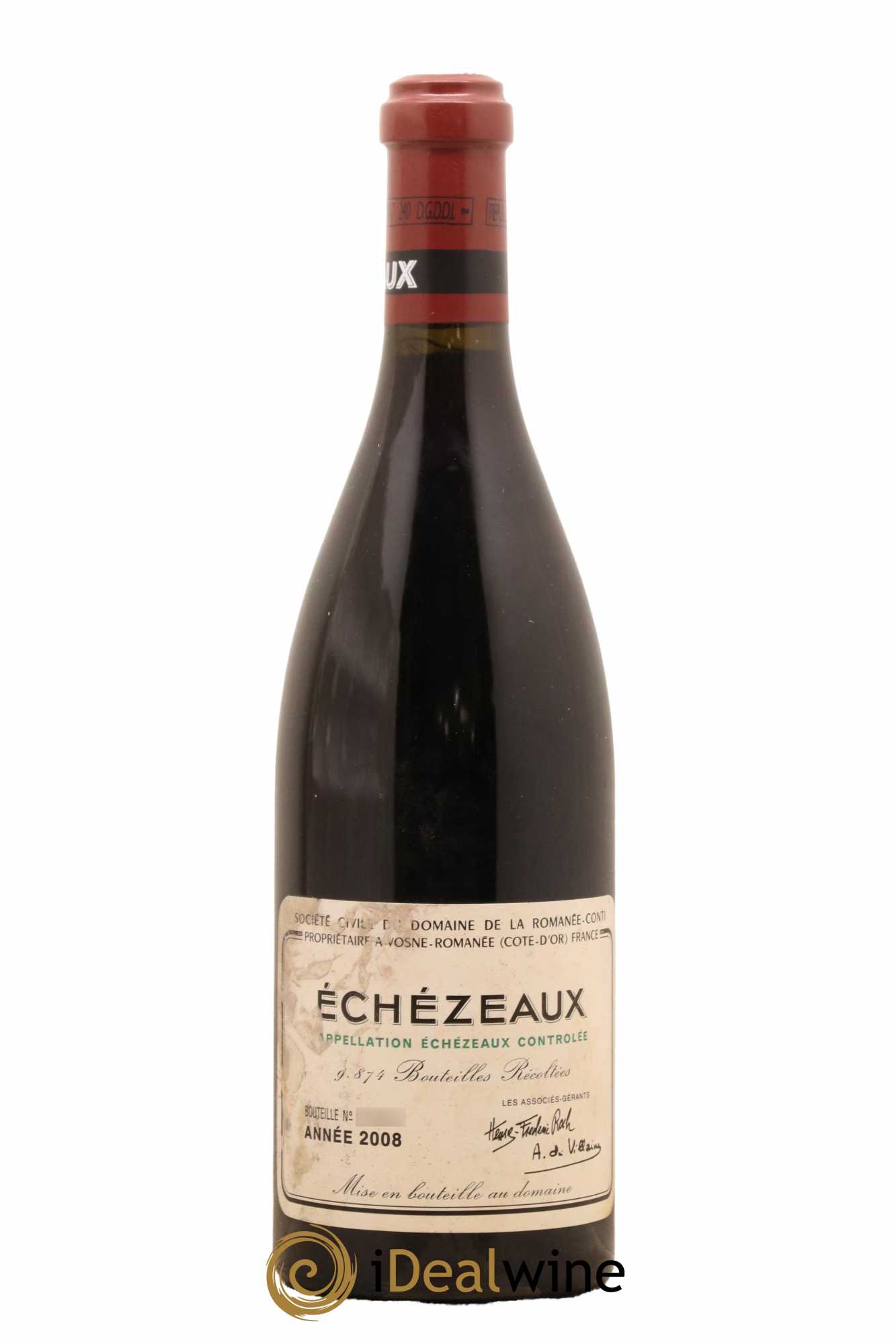 Echezeaux Grand Cru Domaine de la Romanée-Conti 2008 - Lot de 1 bouteille - 0