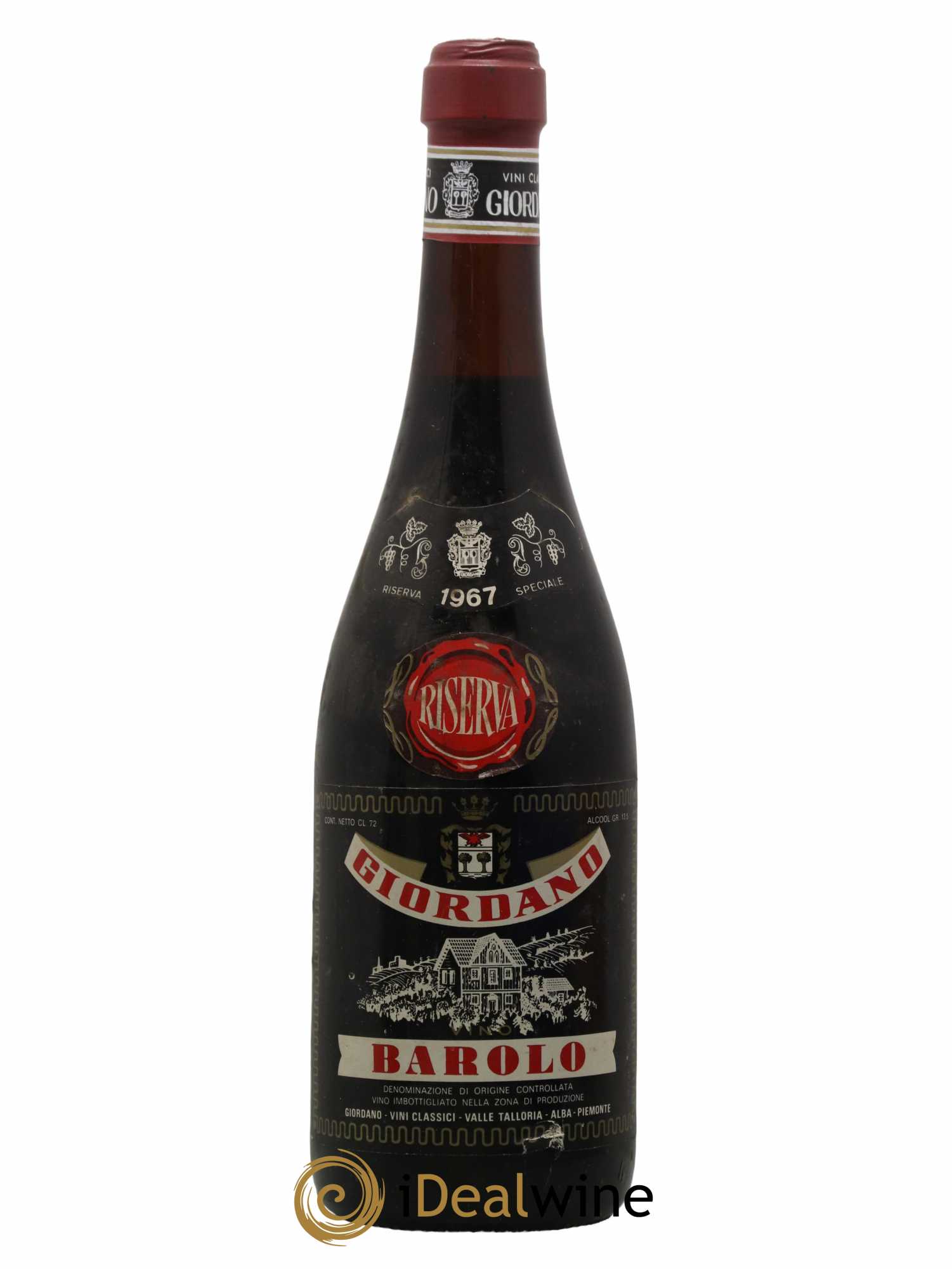 Barolo Riserva Giordano 1967 - Posten von 1 Flasche - 0