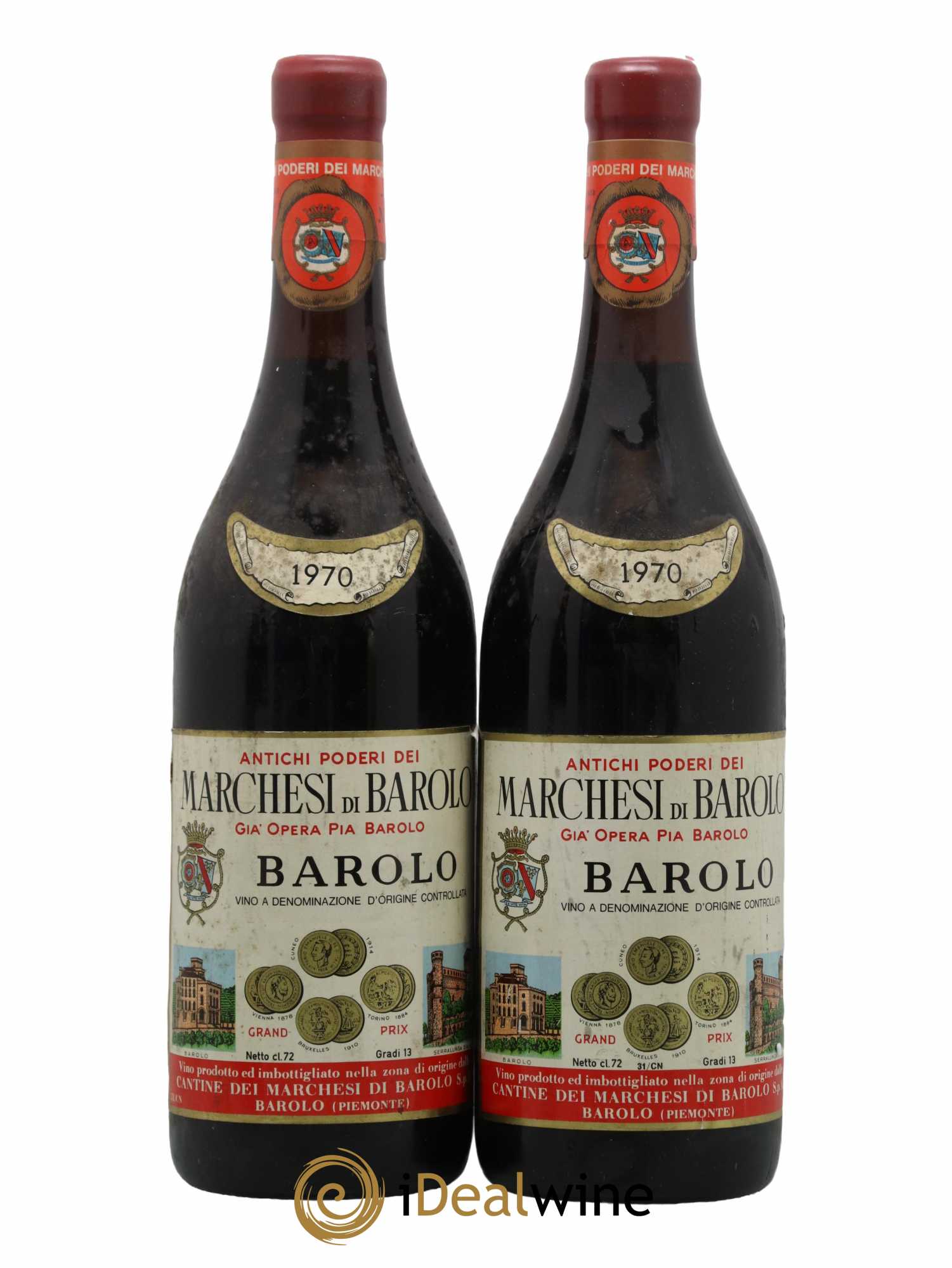 Barolo 1970 - Posten von 2 Flaschen - 0