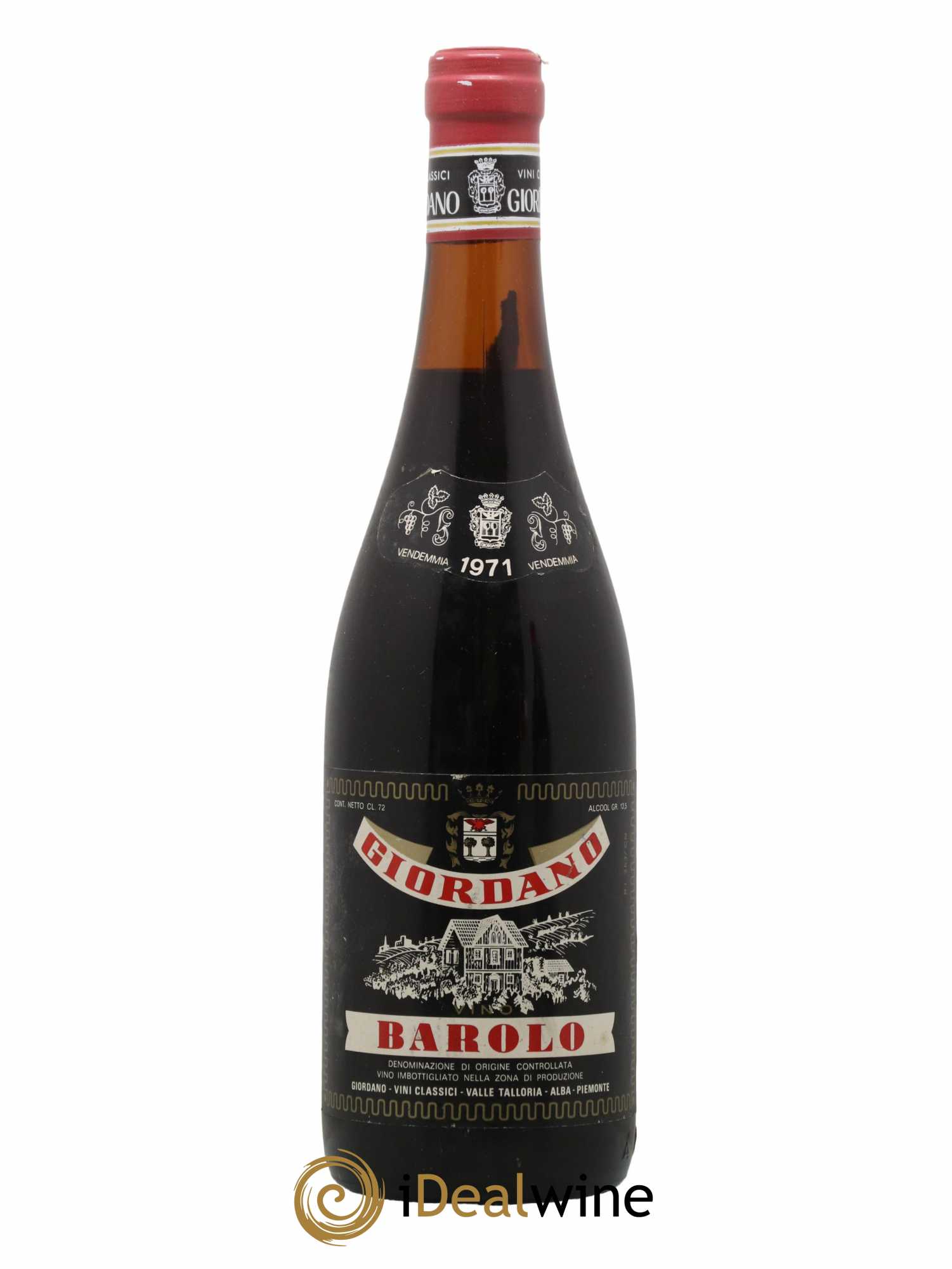 Barolo Giordano 1971 - Lot de 1 bouteille - 0
