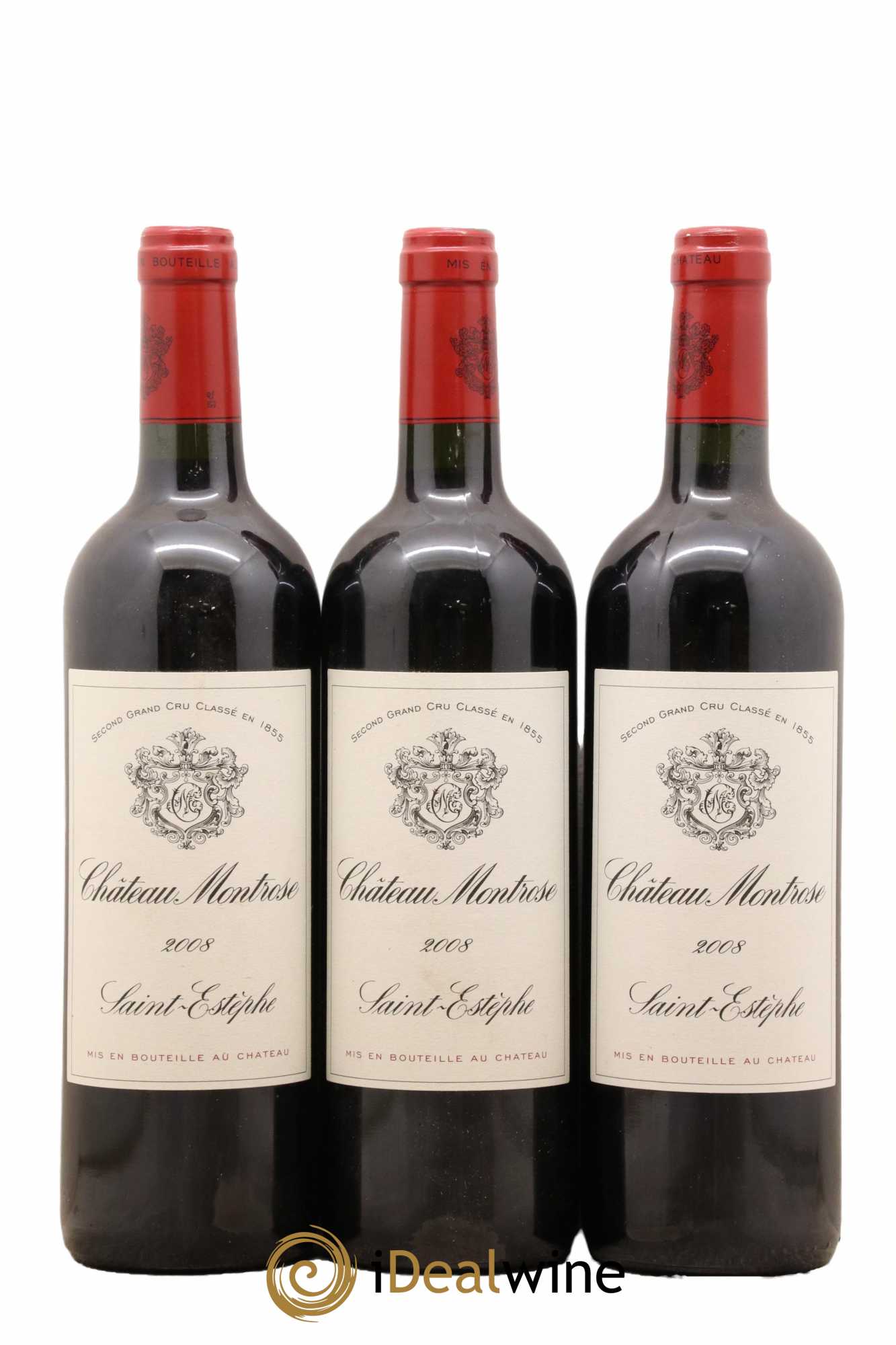 Château Montrose 2ème Grand Cru Classé 2008 - Lot de 3 bouteilles - 0