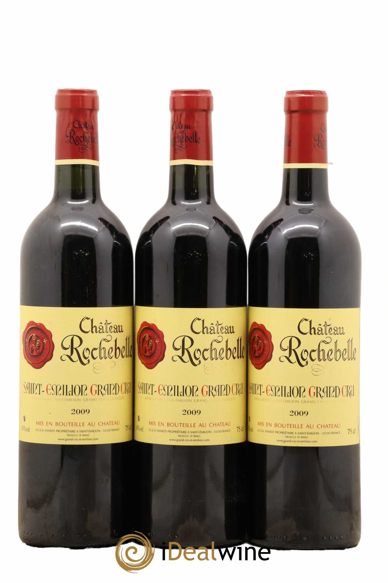 Château Rochebelle Grand Cru Classé 2009 - Lot de 3 bouteilles - 0