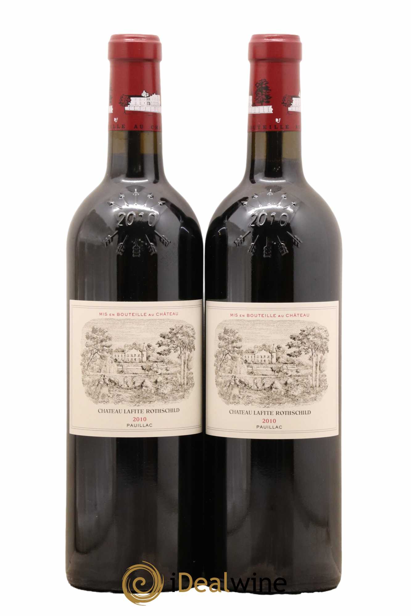 Château Lafite Rothschild 1er Grand Cru Classé 2010 - Lot de 2 bouteilles - 0