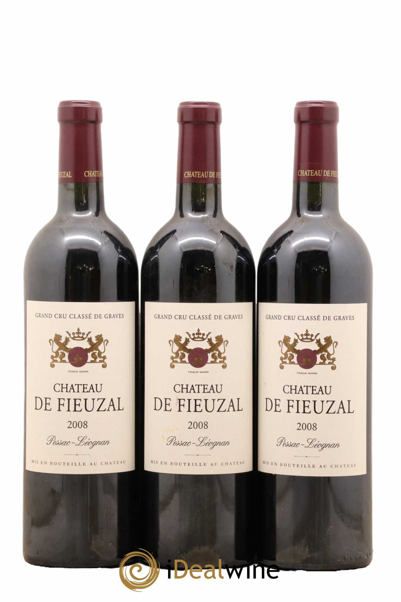 Château de Fieuzal Cru Classé de Graves 2008 - Lot de 3 bouteilles - 0