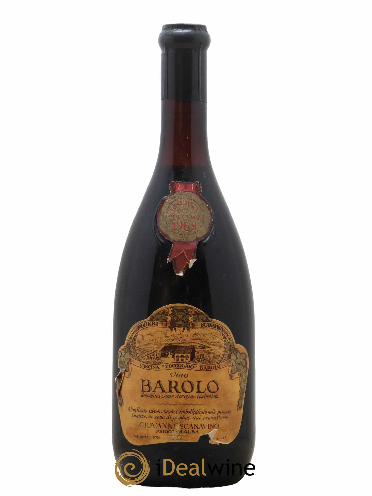 Barolo Riserva Speciale Scanavino 1968 - Lot de 1 bouteille - 0