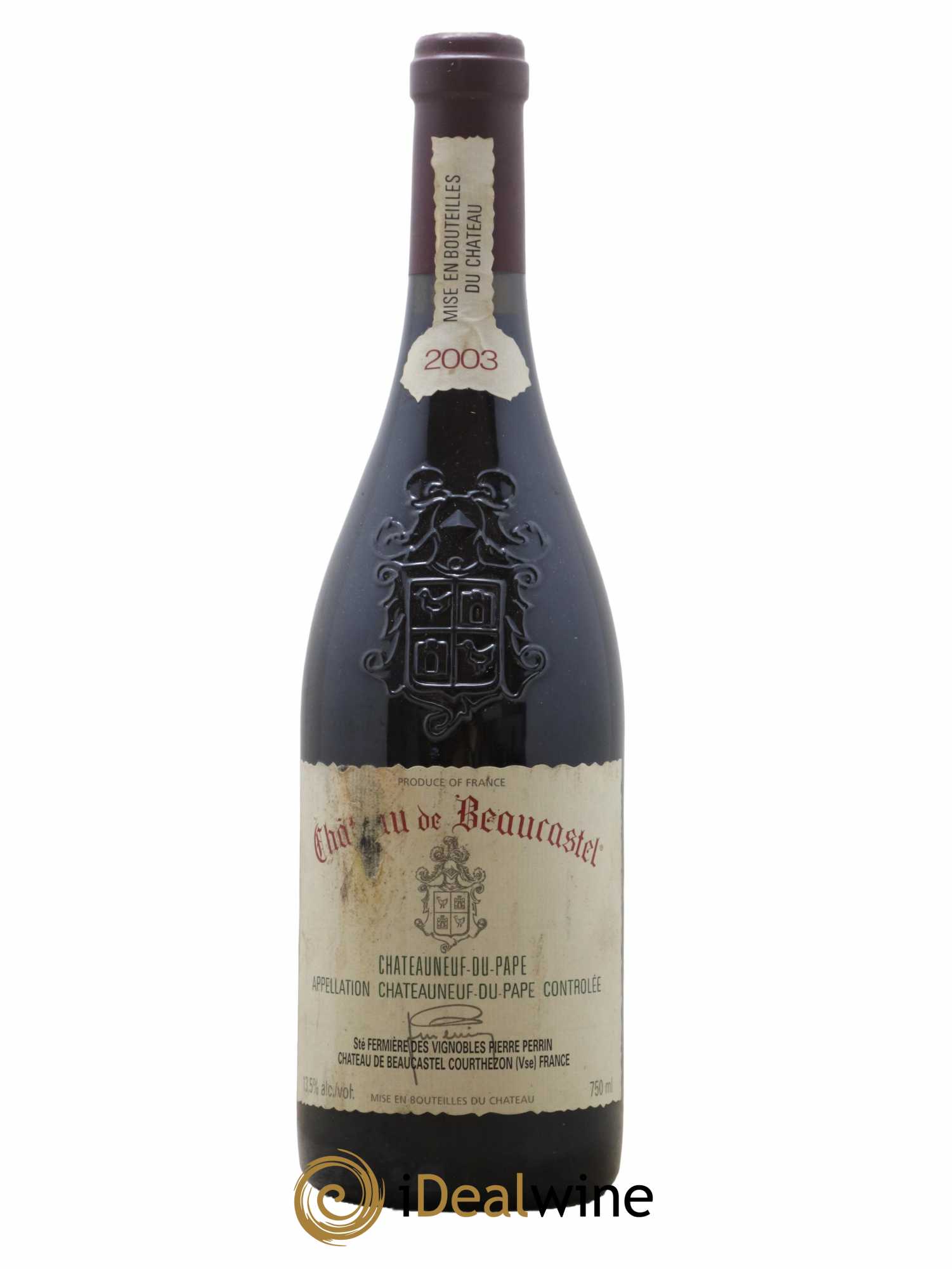 Châteauneuf-du-Pape Château de Beaucastel Famille Perrin 2003 - Lot de 1 bouteille - 0