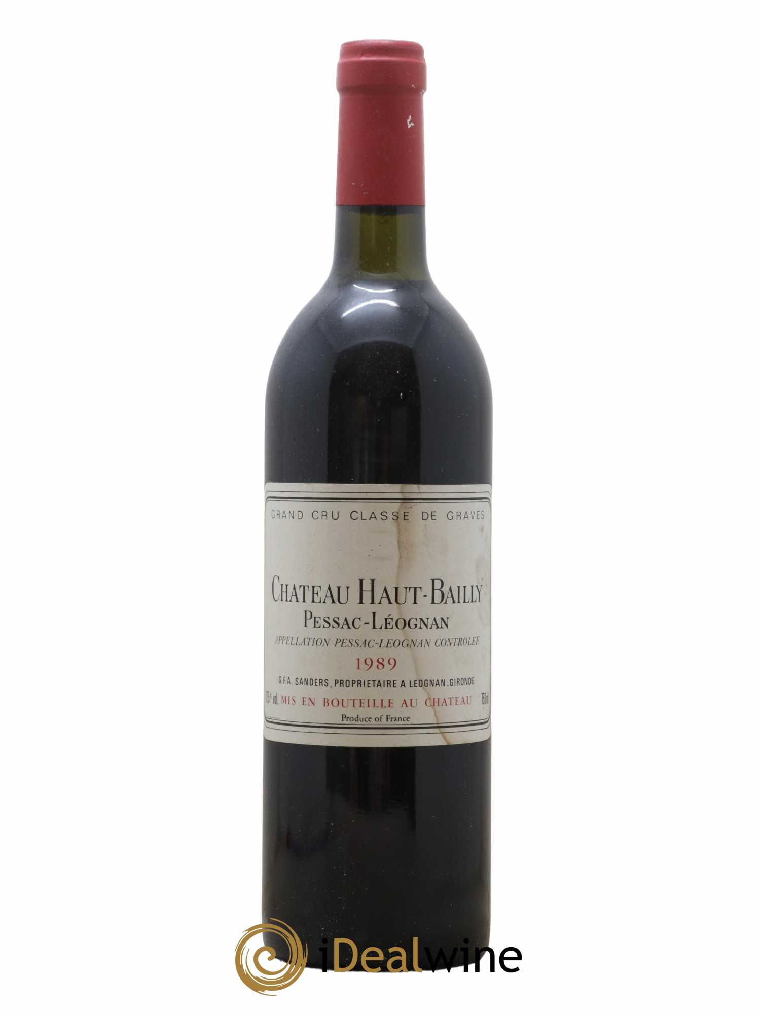 Château Haut-Bailly Cru Classé de Graves 1989 - Lot de 1 bouteille - 0