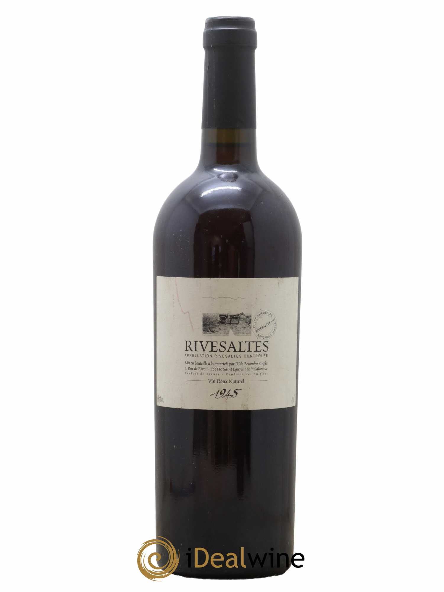 Rivesaltes Amédée de Besombes Singla (Domaine) 1945 - Lot de 1 bouteille - 0