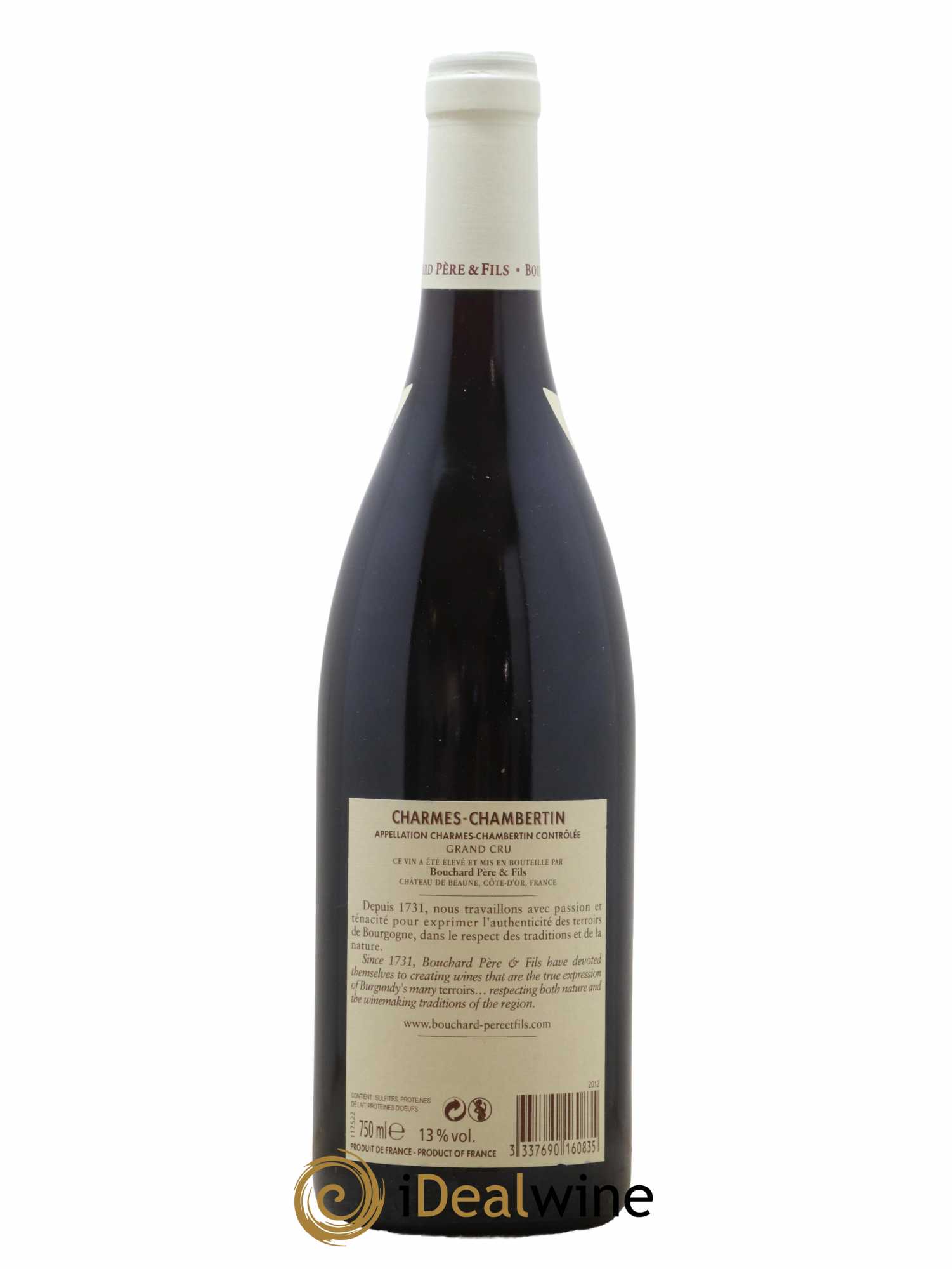 Charmes-Chambertin Grand Cru Bouchard Père & Fils  2012 - Posten von 1 Flasche - 1