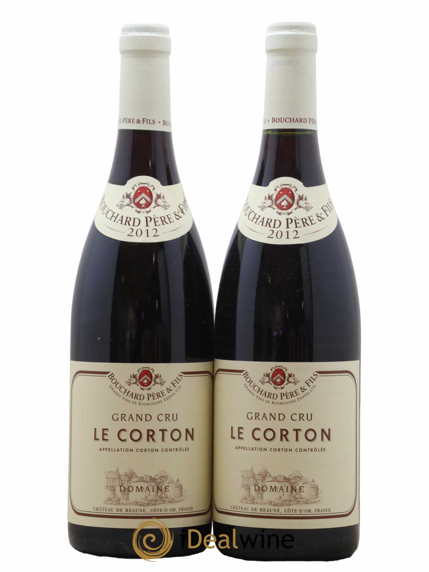 Corton Grand Cru Le Corton Bouchard Père & Fils 2012 - Posten von 2 Flaschen - 0