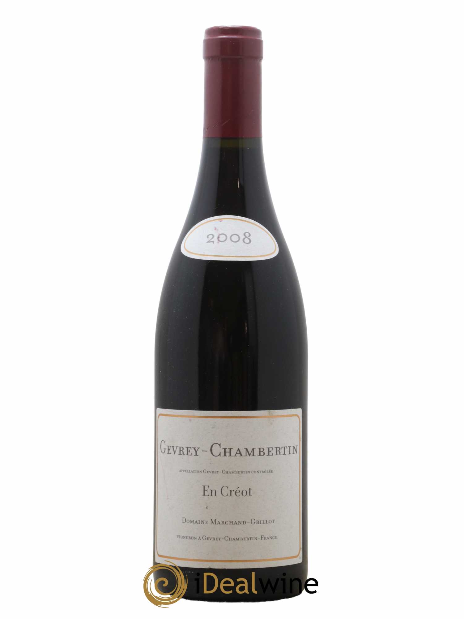 Gevrey-Chambertin En Créot Domaine Marchand-Grillot 2008 - Lot de 1 bouteille - 0
