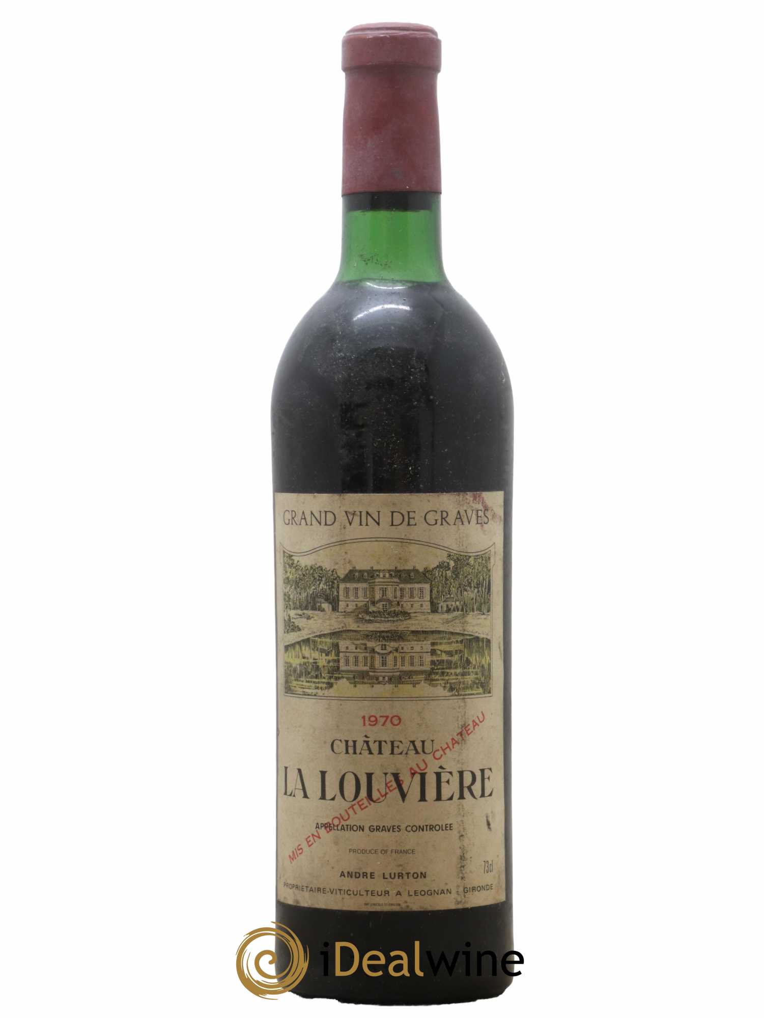 Château la Louvière 1970 - Lot de 1 bouteille - 0
