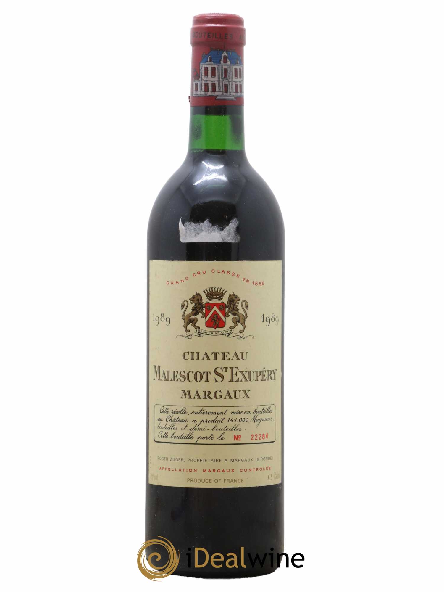 Château Malescot Saint-Exupéry 3ème Grand Cru Classé 1989 - Posten von 1 Flasche - 0