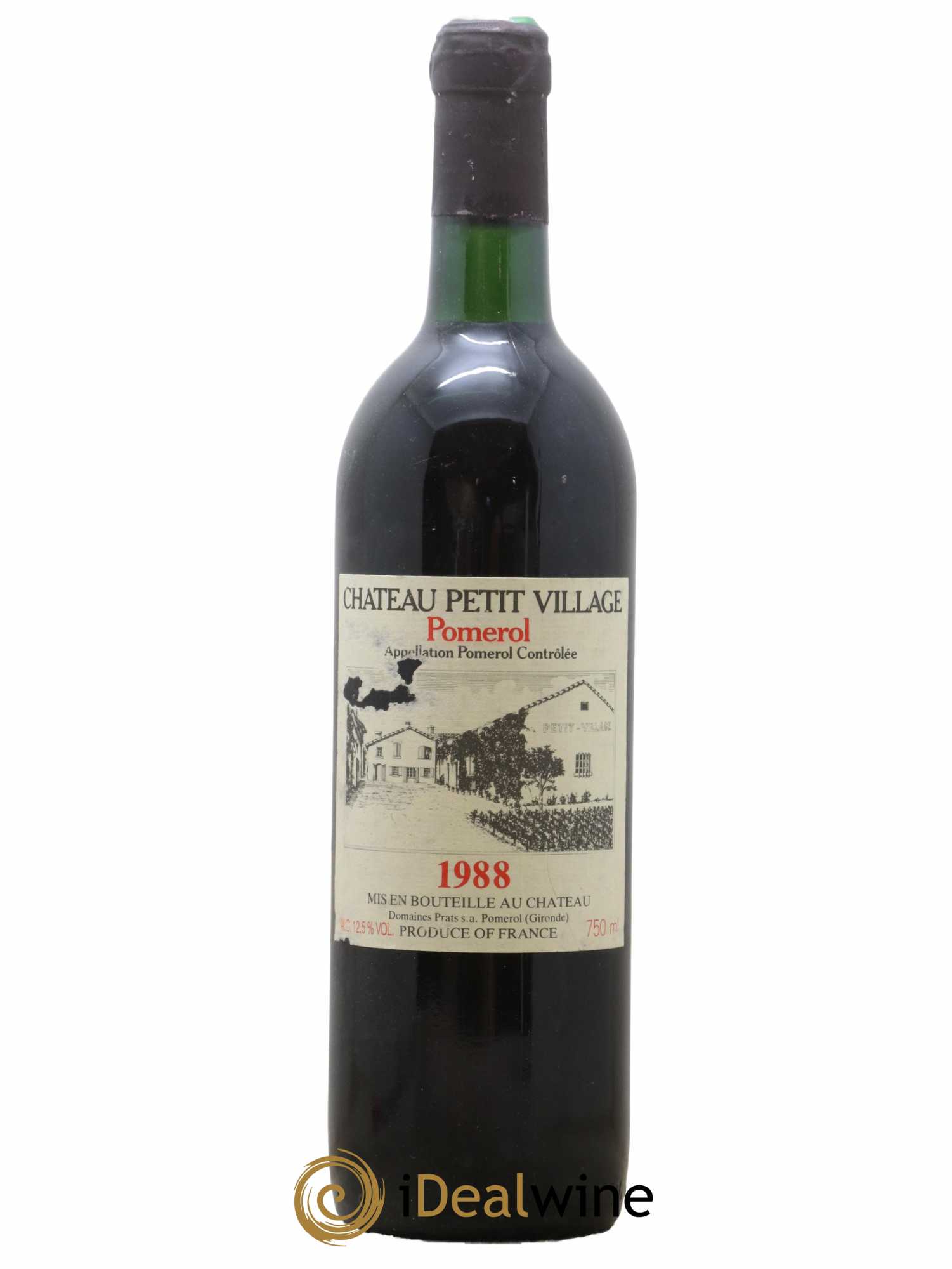 Château Petit Village 1988 - Lot de 1 bouteille - 0