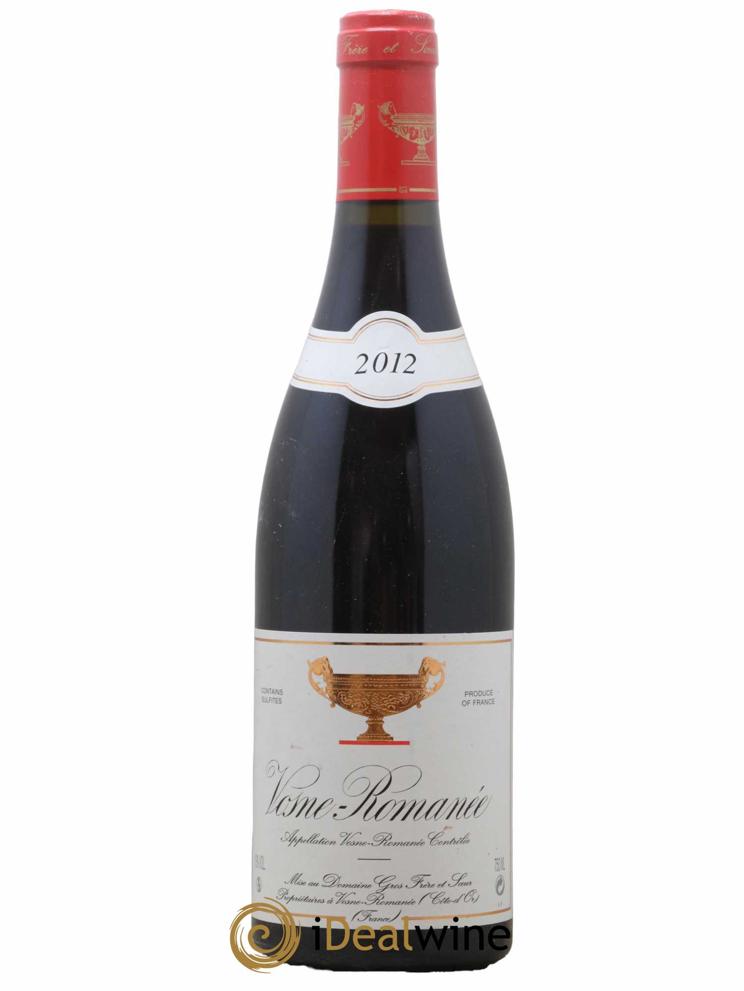 Vosne-Romanée Gros Frère & Soeur 2012 - Lot de 1 bouteille - 0