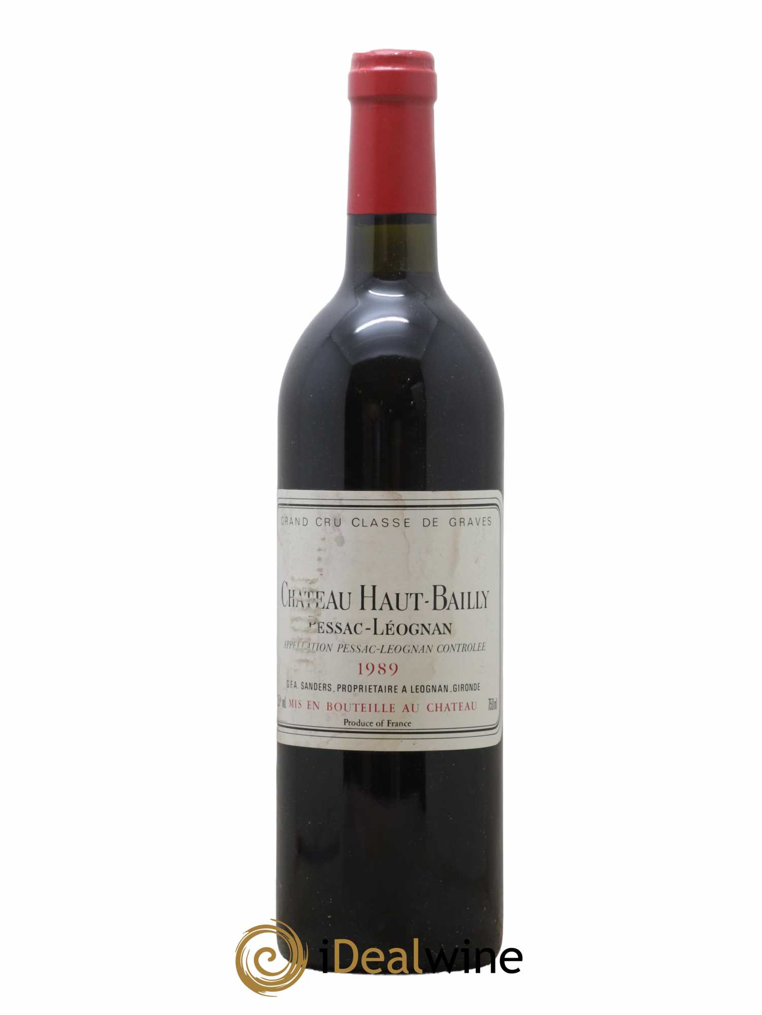 Château Haut-Bailly Cru Classé de Graves 1989 - Lot de 1 bouteille - 0