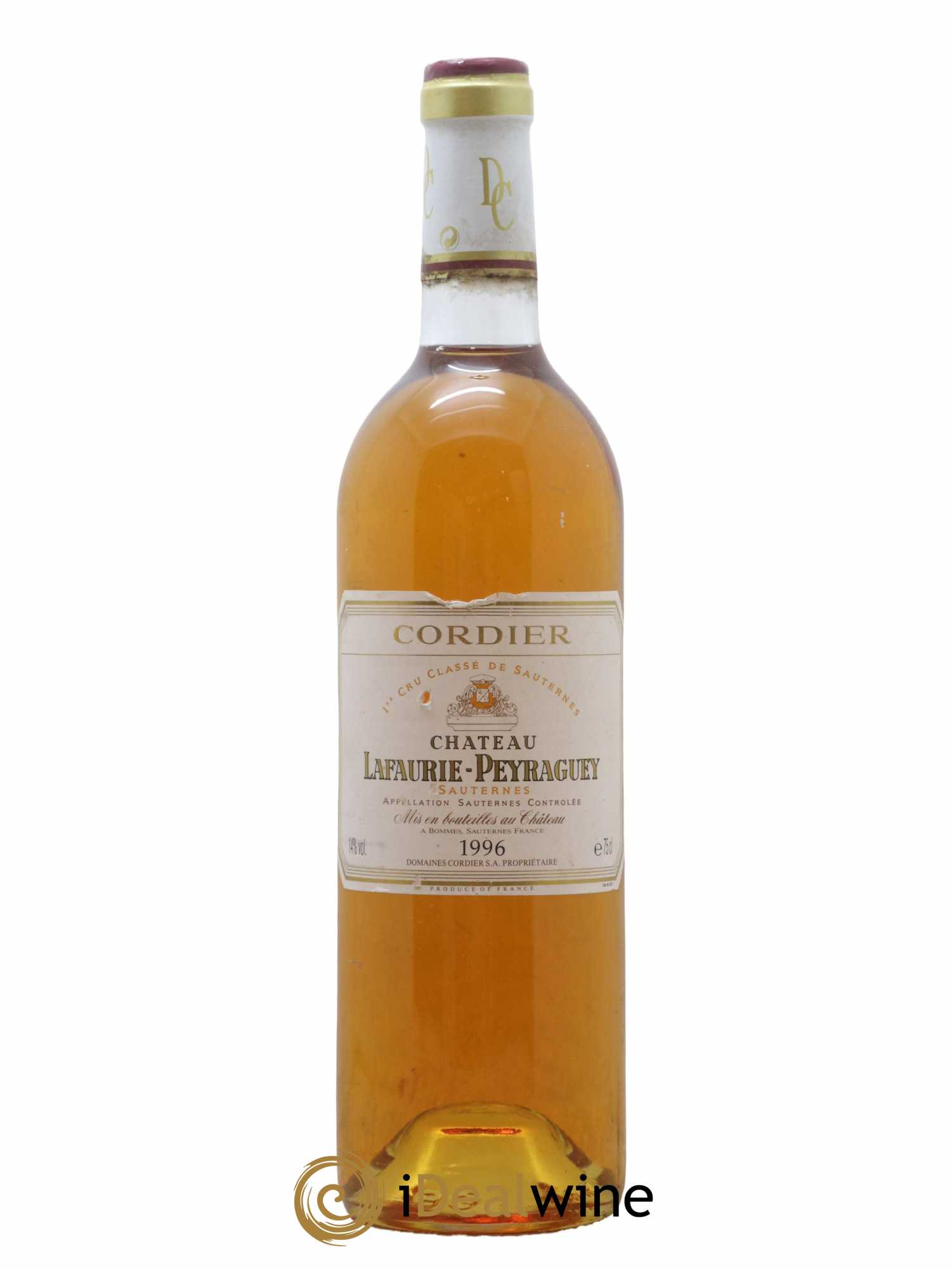 Château Lafaurie-Peyraguey 1er Grand Cru Classé 1996 - Lot de 1 bouteille - 0