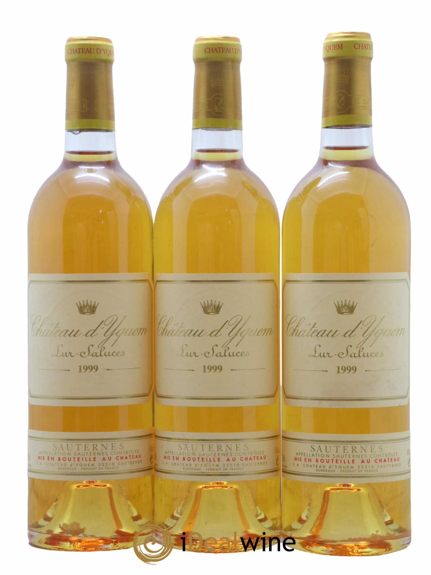 Château d' Yquem 1er Cru Classé Supérieur 1999 - Lotto di 3 bottiglie - 0
