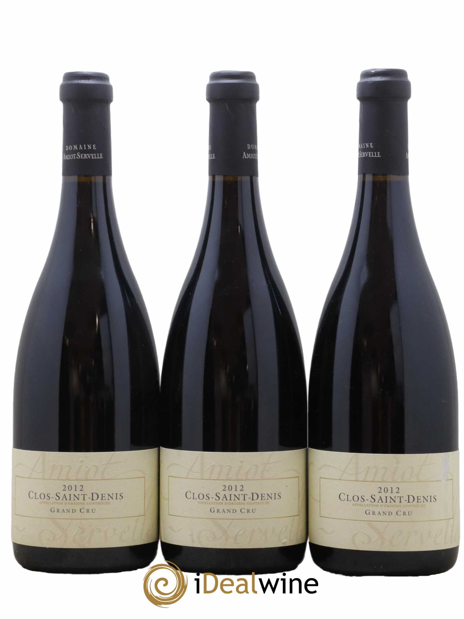 Clos Saint-Denis Grand Cru Amiot-Servelle 2012 - Lot de 3 bouteilles - 0
