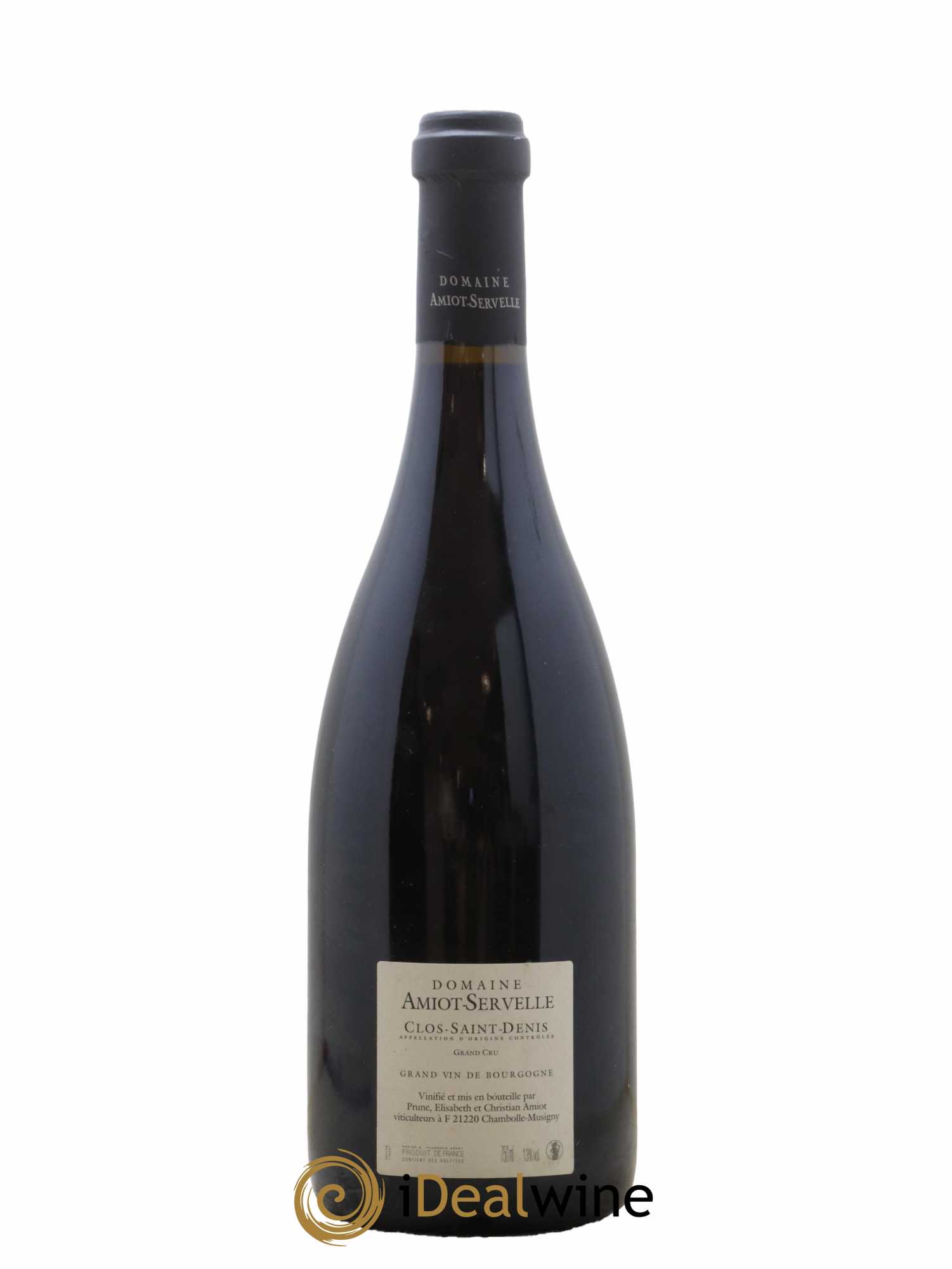 Clos Saint-Denis Grand Cru Amiot-Servelle 2012 - Lot de 1 bouteille - 1