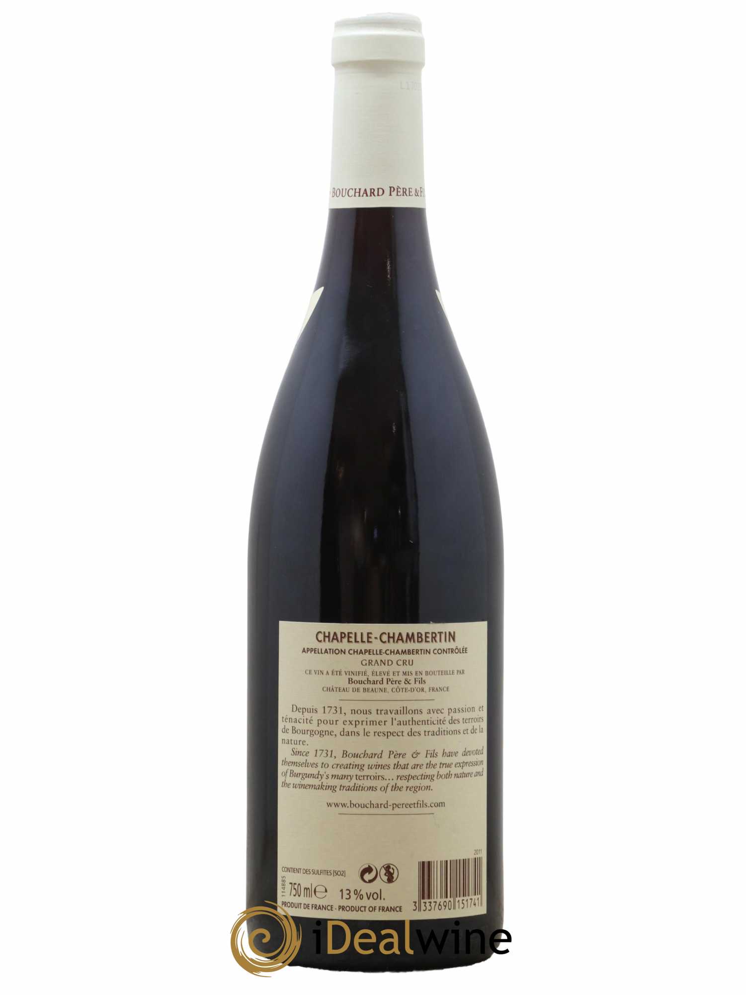 Chapelle-Chambertin Grand Cru Bouchard Père & Fils  2011 - Lot of 1 bottle - 1