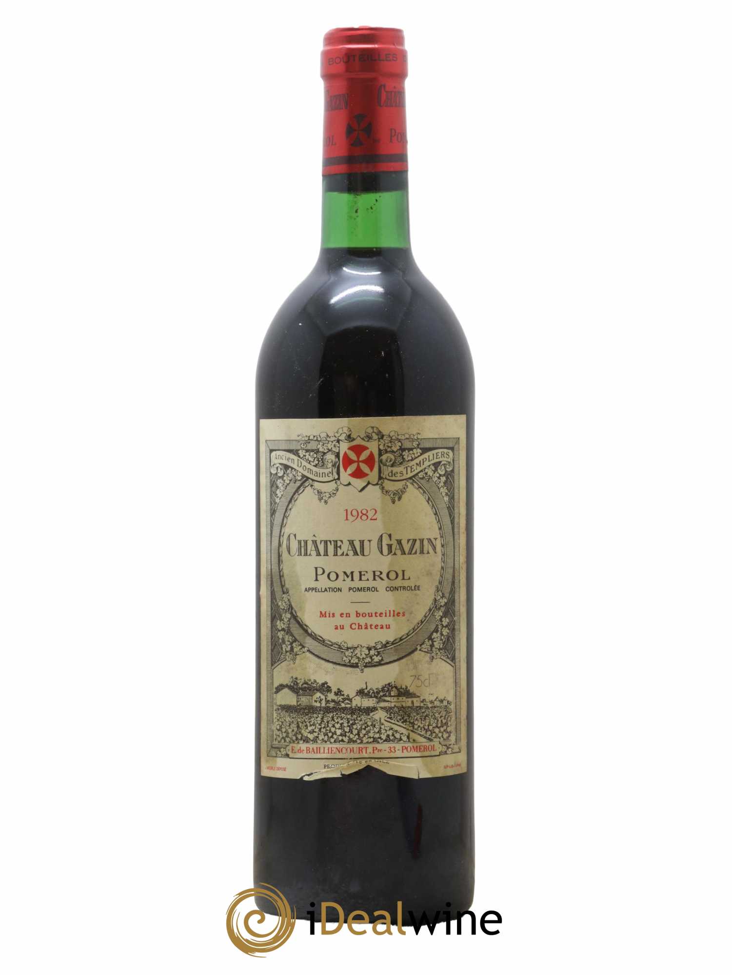 Château Gazin 1982 - Lot de 1 bouteille - 0