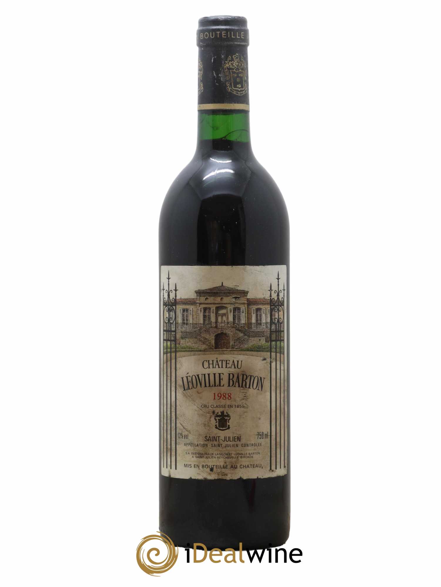 Château Léoville Barton 2ème Grand Cru Classé 1988 - Lot de 1 bouteille - 0