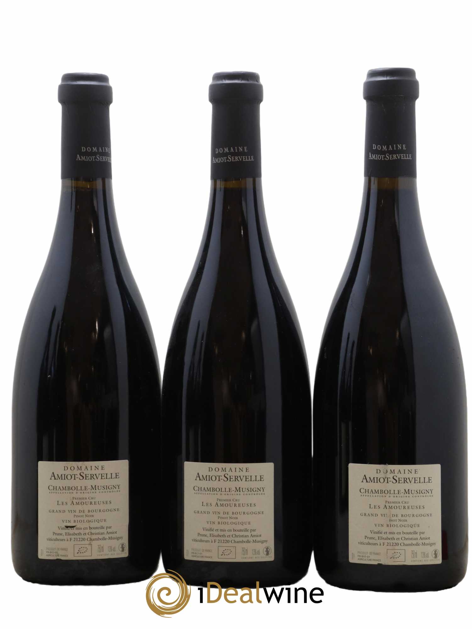 Chambolle-Musigny 1er Cru Les Amoureuses Amiot-Servelle 2012 - Lot de 3 bouteilles - 1