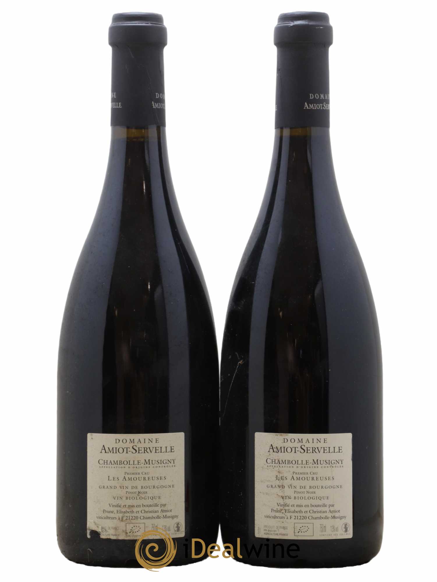 Chambolle-Musigny 1er Cru Les Amoureuses Amiot-Servelle 2012 - Lot de 2 bouteilles - 1