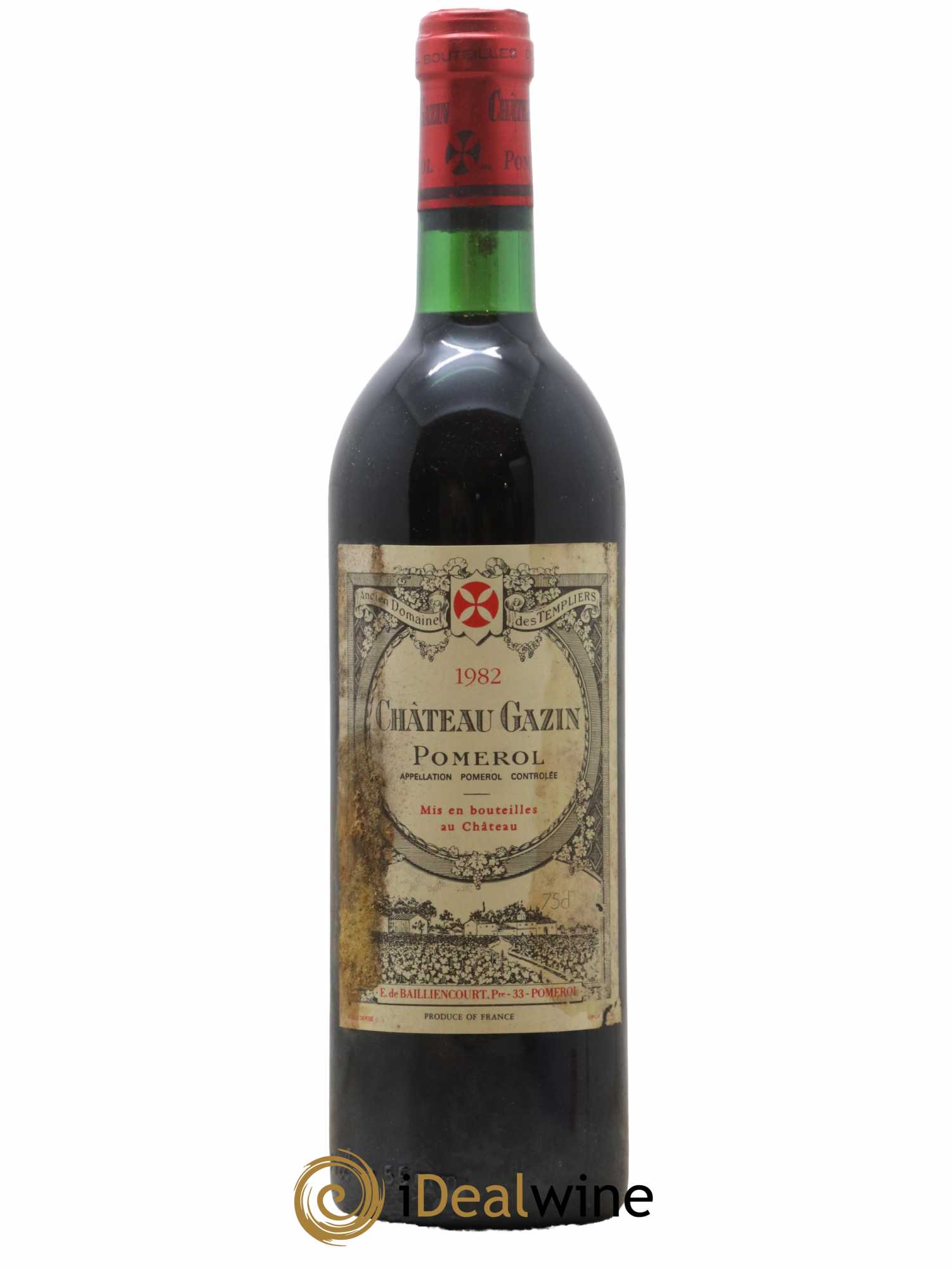 Château Gazin 1982 - Lot de 1 bouteille - 0