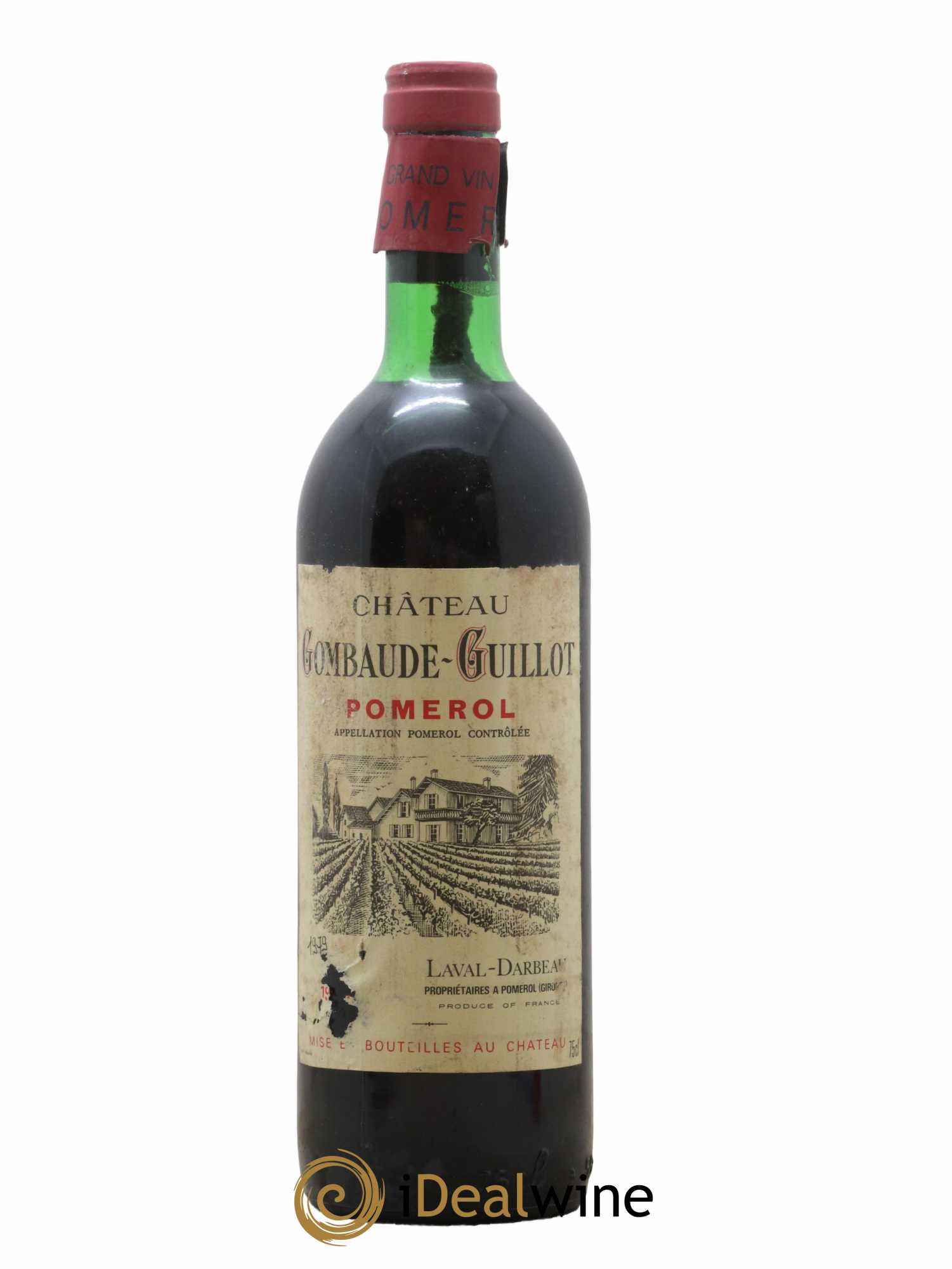 Château Gombaude Guillot 1979 - Lot de 1 bouteille - 0