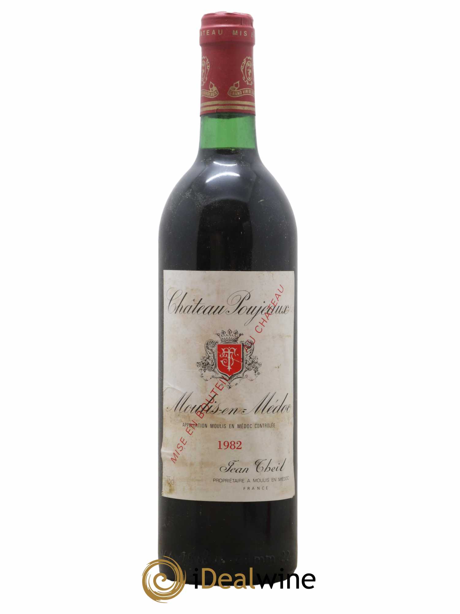 Château Poujeaux 1982 - Lot de 1 bouteille - 0
