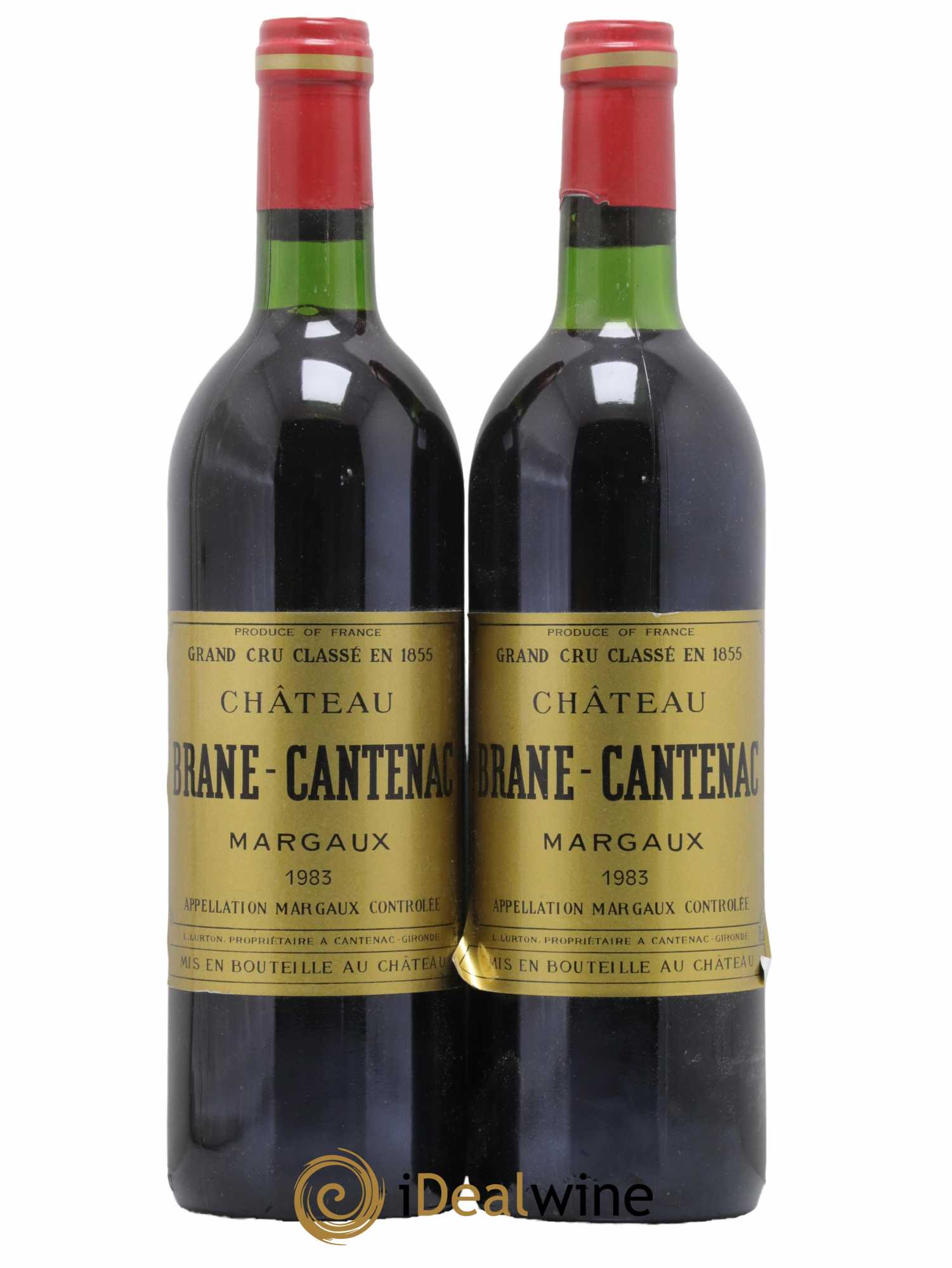 Château Brane Cantenac 2ème Grand Cru Classé 1983 - Lot de 2 bouteilles - 0