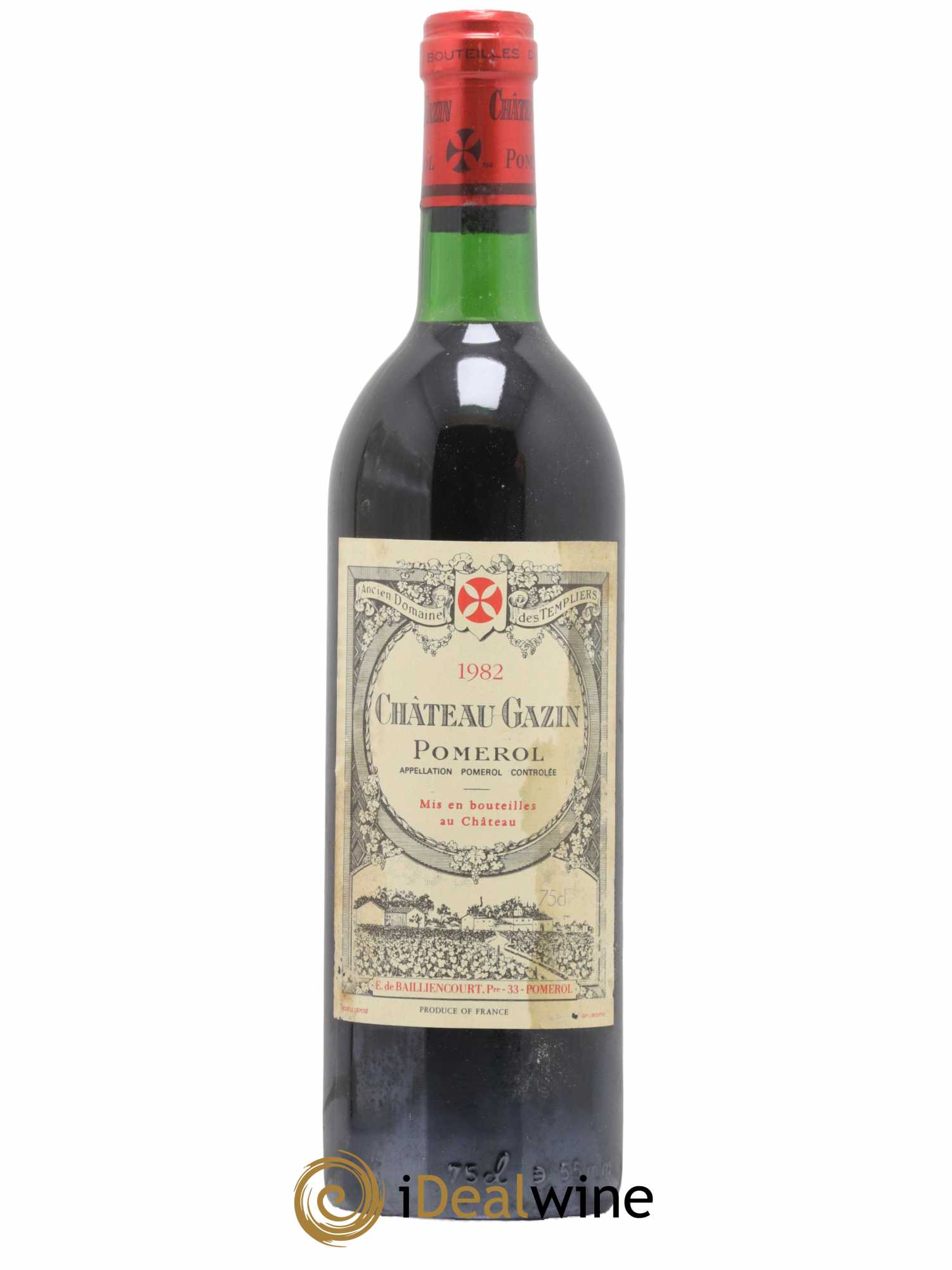 Château Gazin 1982 - Lot de 1 bouteille - 0