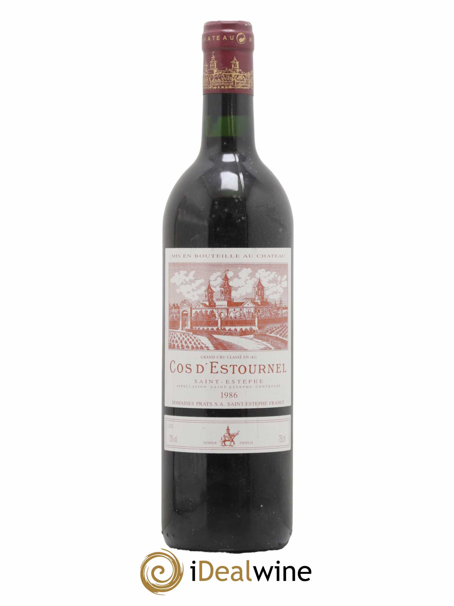 Cos d'Estournel 2ème Grand Cru Classé 1986 - Lot de 1 bouteille - 0
