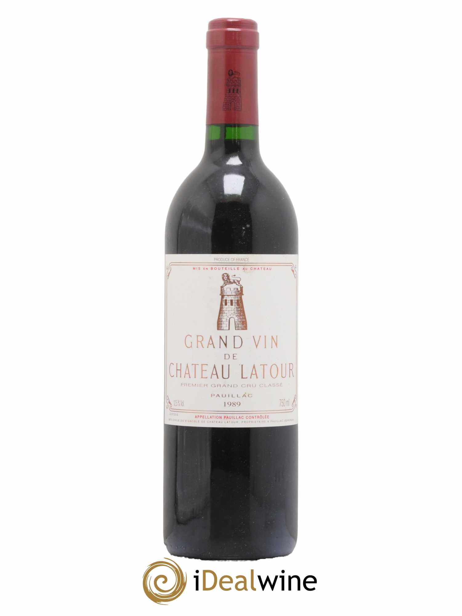 Château Latour 1er Grand Cru Classé 1989 - Lot de 1 bouteille - 0