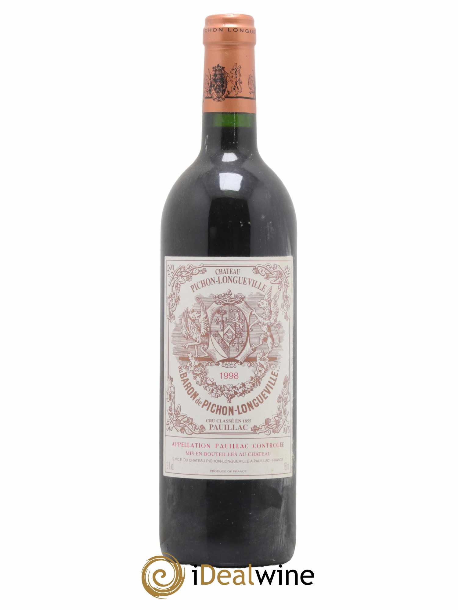 Pichon Longueville Baron 2ème Grand Cru Classé 1998 - Lot de 1 bouteille - 0