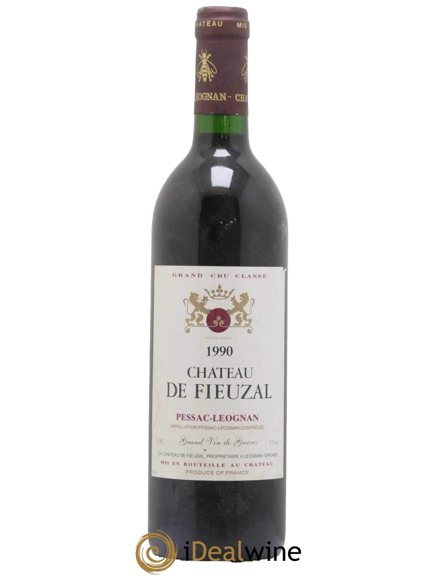 Château de Fieuzal Cru Classé de Graves 1990 - Lot de 1 bouteille - 0