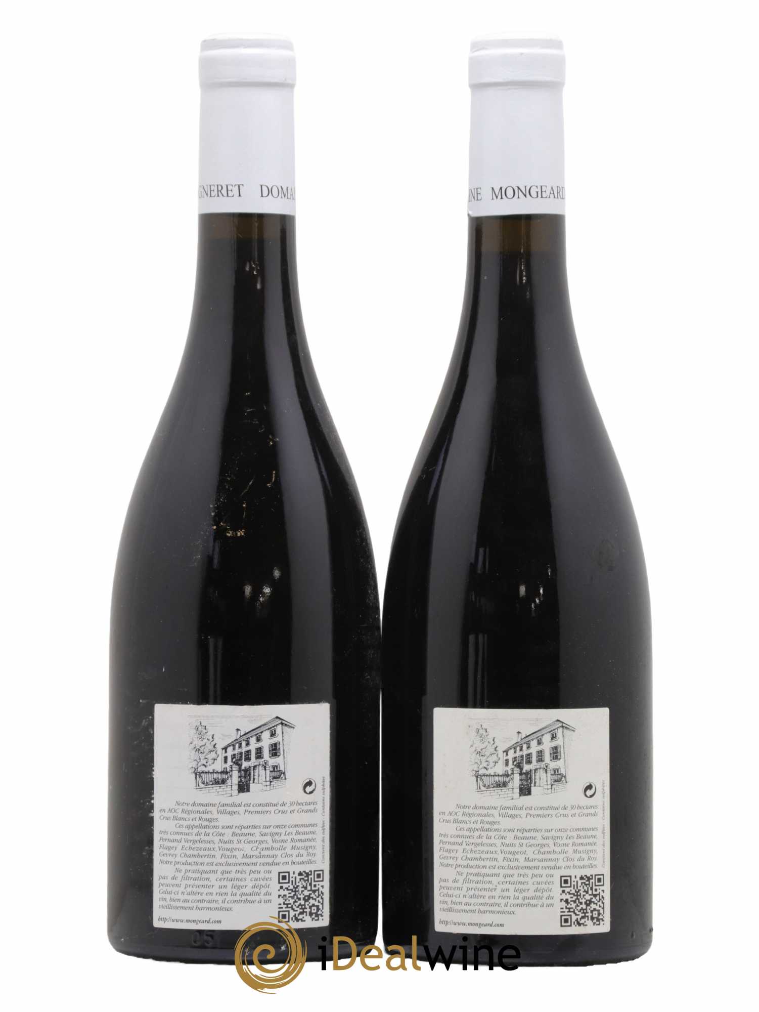 Clos de Vougeot Grand Cru Mongeard-Mugneret (Domaine) 2012 - Lot de 2 bouteilles - 1