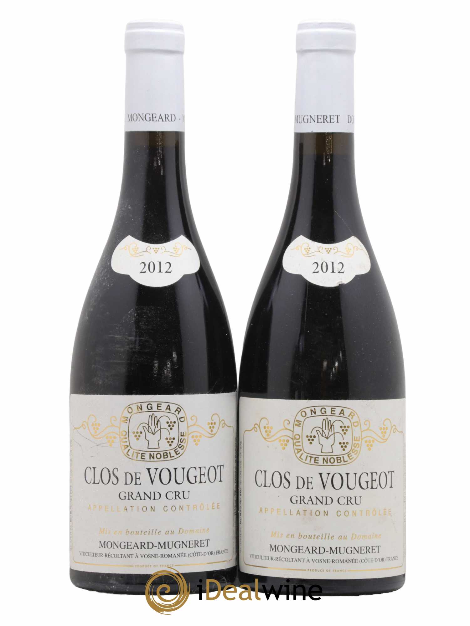 Clos de Vougeot Grand Cru Mongeard-Mugneret (Domaine) 2012 - Lot de 2 bouteilles - 0
