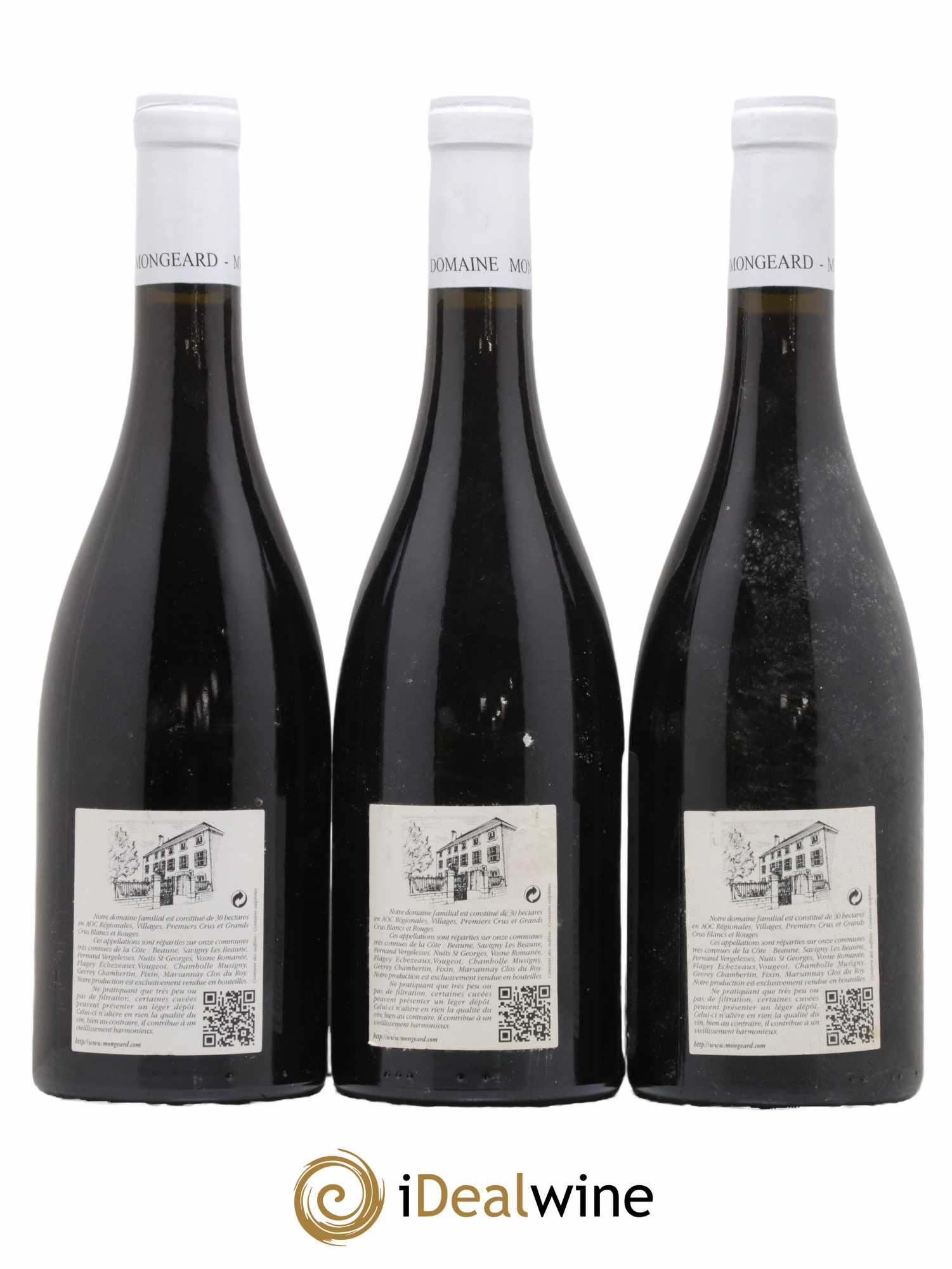 Vosne-Romanée Mongeard-Mugneret (Domaine) 2012 - Lot de 3 bouteilles - 1